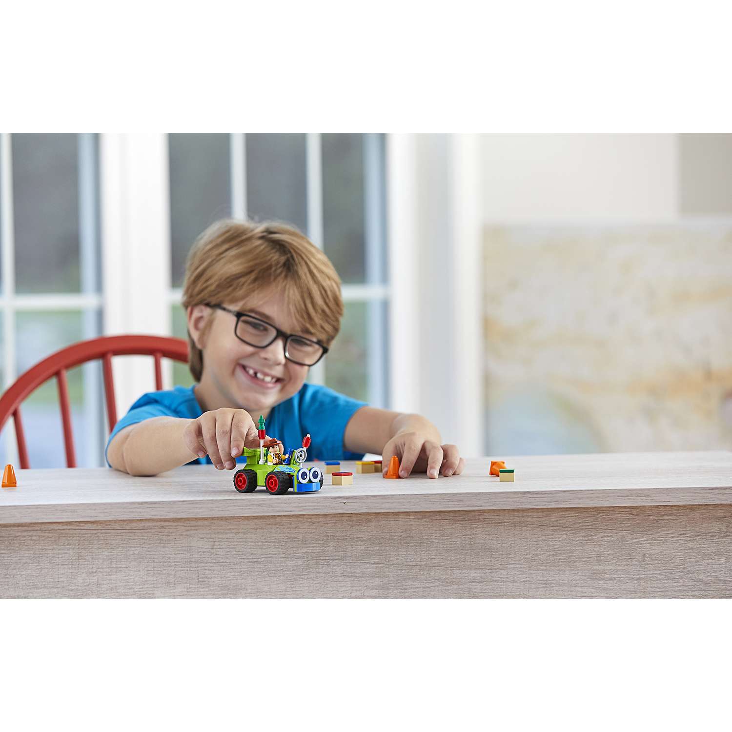 Конструктор LEGO 4+ Вуди на машине блочный - фото 7