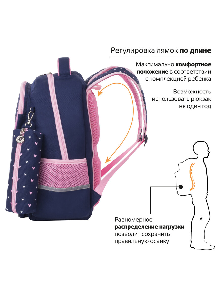 Рюкзак Юнландия Pink bow - фото 3