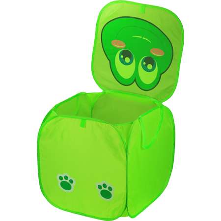 Контейнер для хранения игрушек Рыжий кот Лягушонок / 45х45см