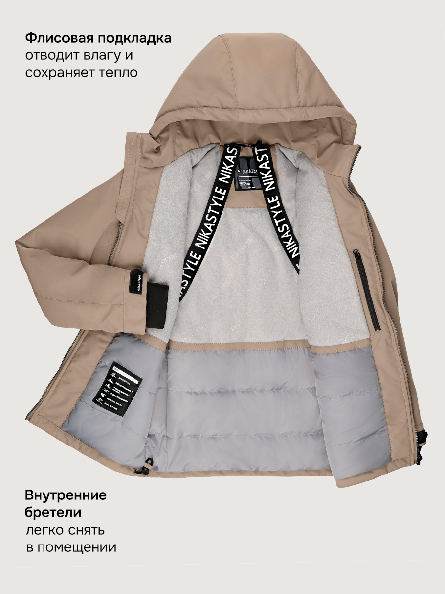Куртка NIKASTYLE 4м3526 кэмел - фото 9
