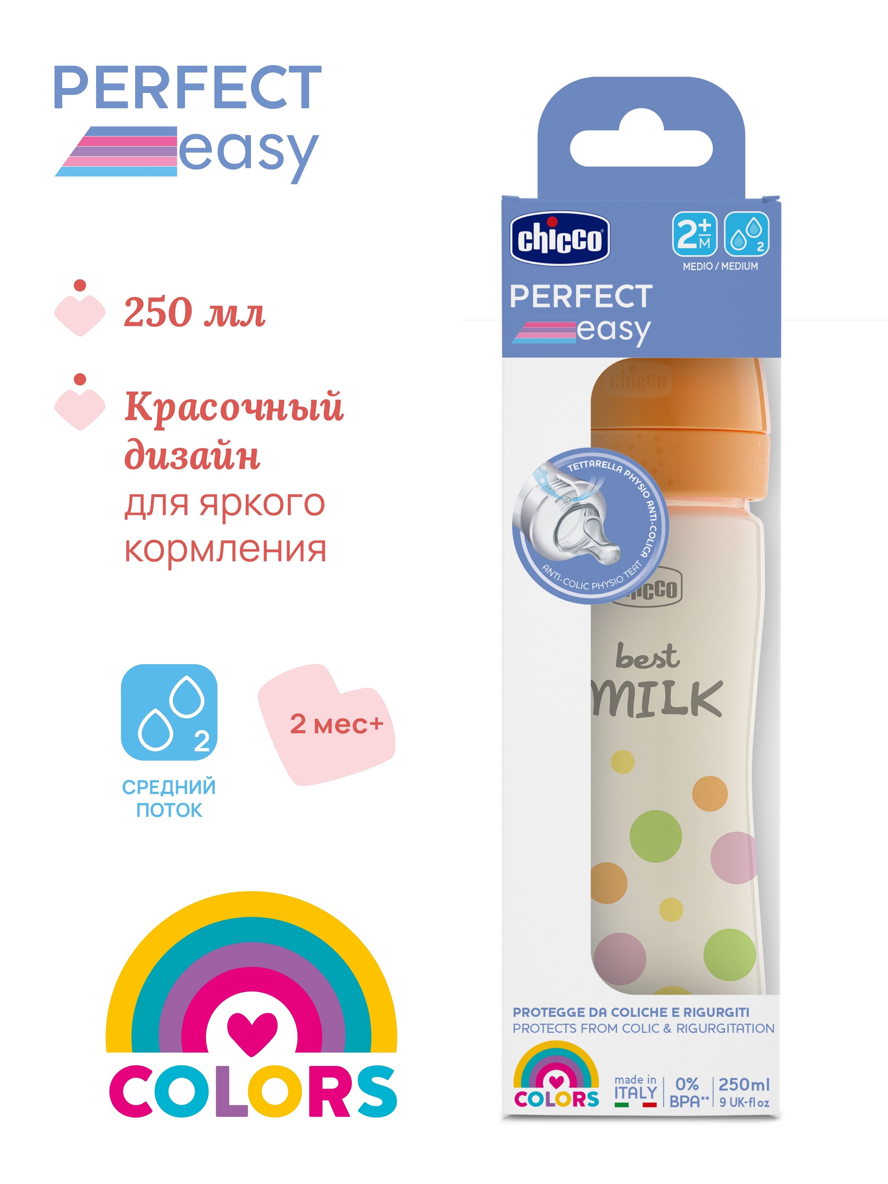 Бутылочка Chicco 250 мл 1 шт. - фото 8