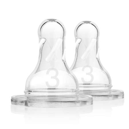 Соска Dr Browns Anti-Colic силикон (средний поток) 2 шт.