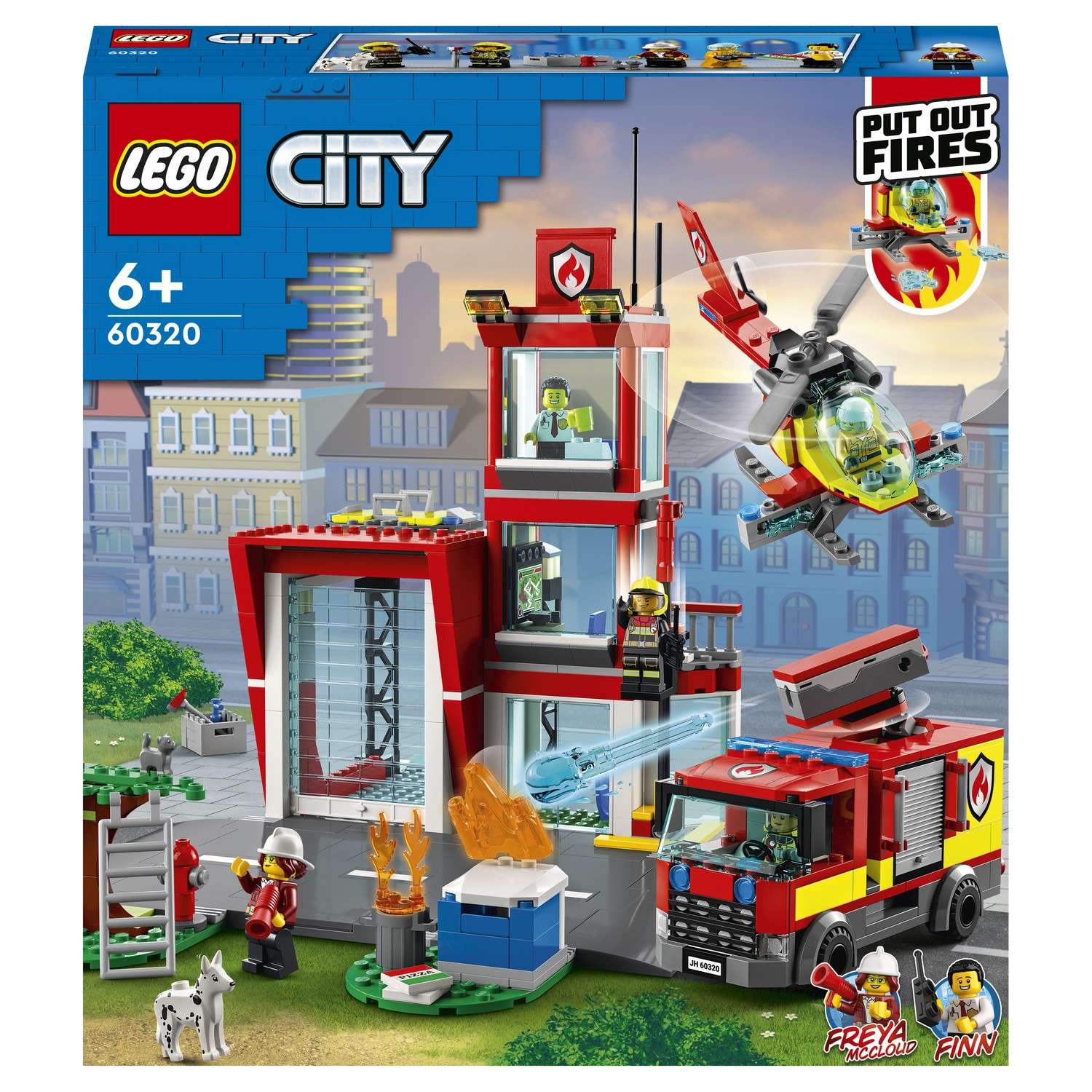 Конструктор LEGO City Fire Пожарная часть 540 дет. - фото 2
