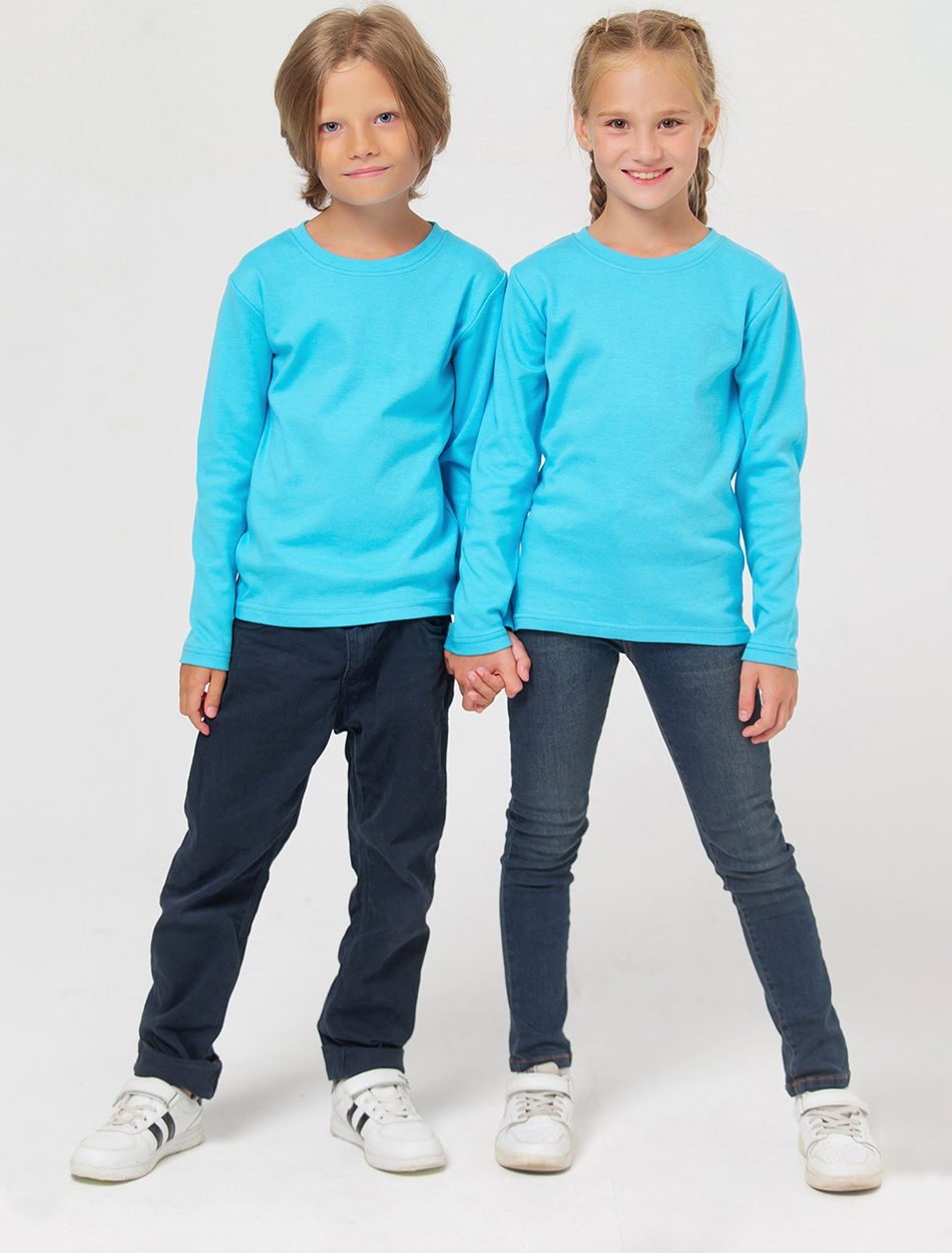 Лонгслив HappyFox HF5502бирюза - фото 2