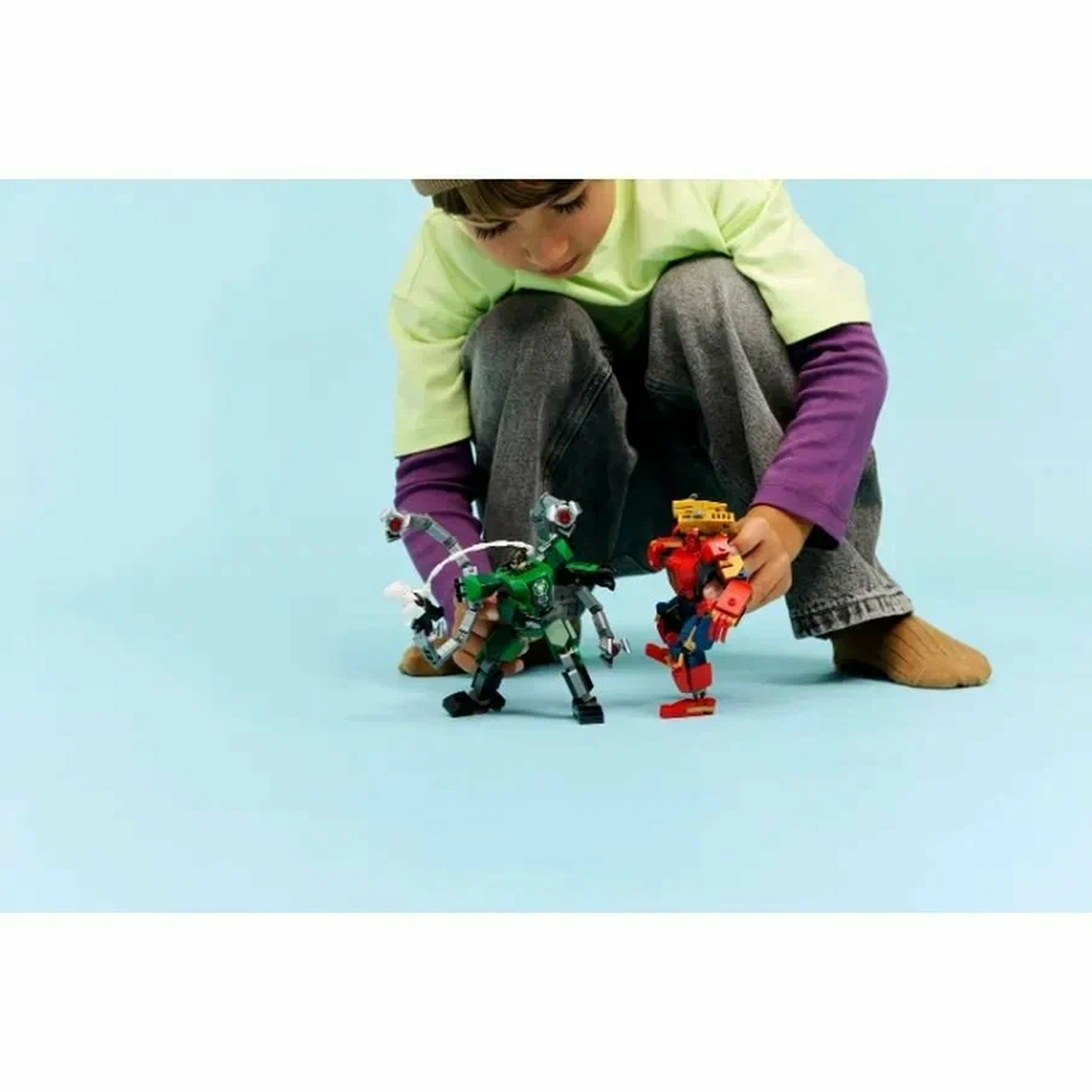 Конструктор LEGO Marvel Super Heroes Битва мехов 315 дет. - фото 6