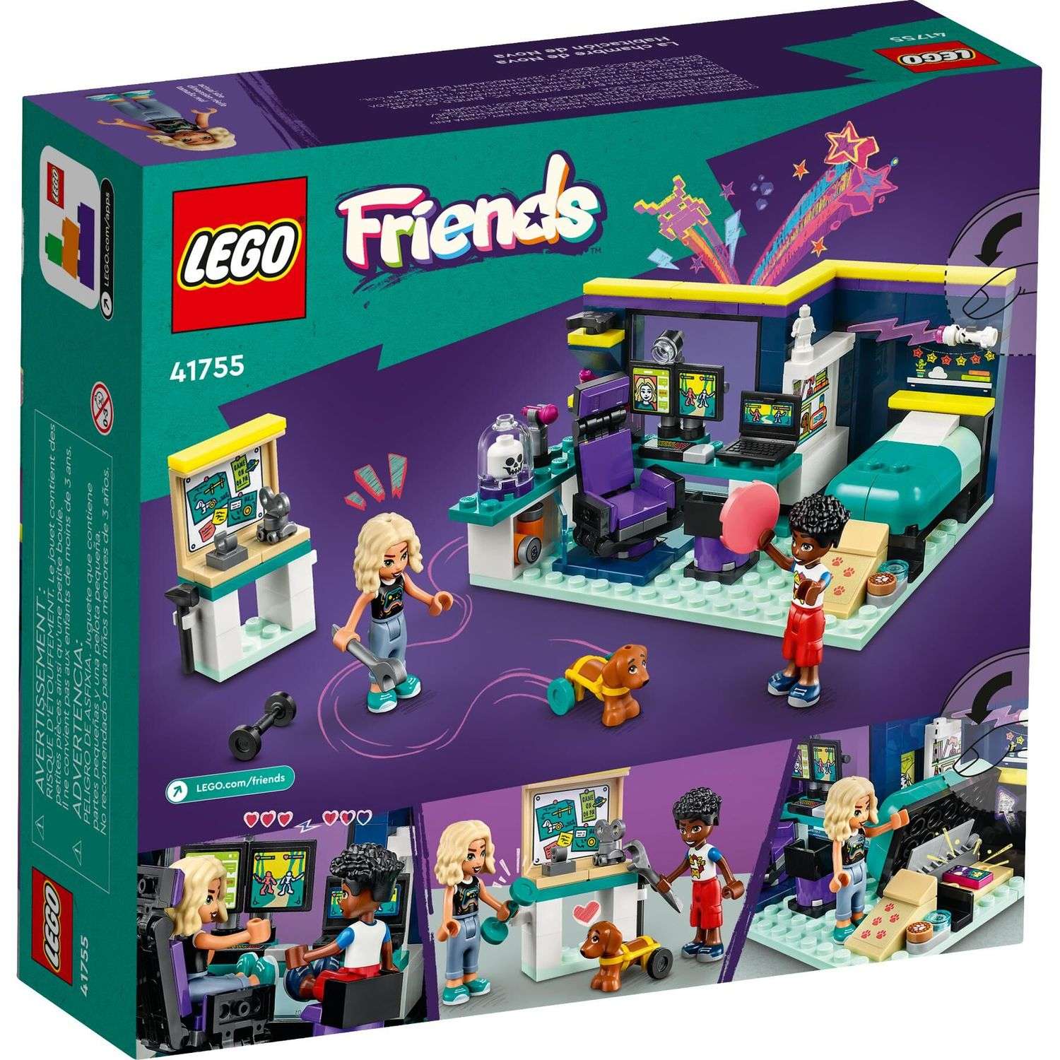 Конструктор LEGO Friends Комната Новы 179 дет. - фото 7