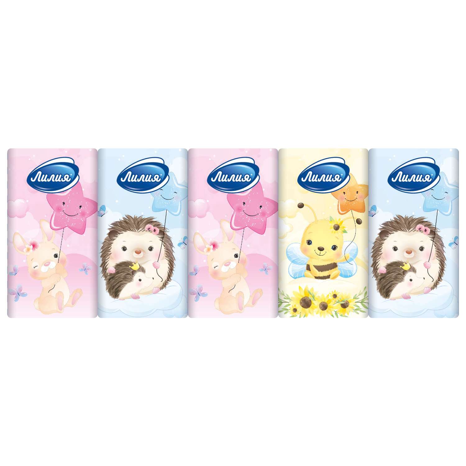 Бумажные платочки Лилия 10 шт. - фото 2