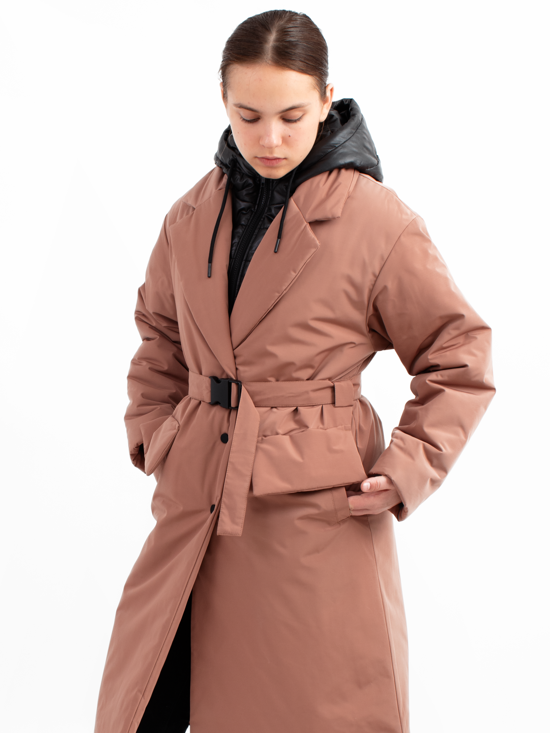 Пальто AllisZhuk 00_480/мокко - фото 6