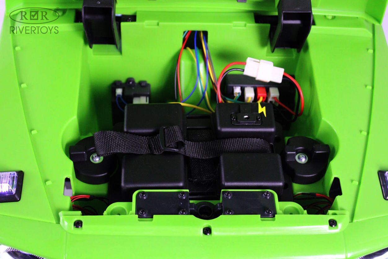 Электромобиль RIVERTOYS Mercedes Z999ZZ-GREEN С пультом ДУ - фото 13