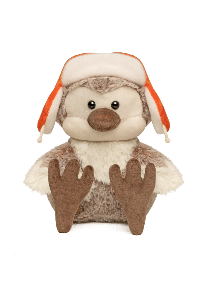 Мягкая игрушка Maxitoys Воробей в шапке 18 см - фото 1