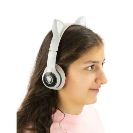 Наушники Bluetooth CASTLELADY беспроводные детские светящиеся X40М