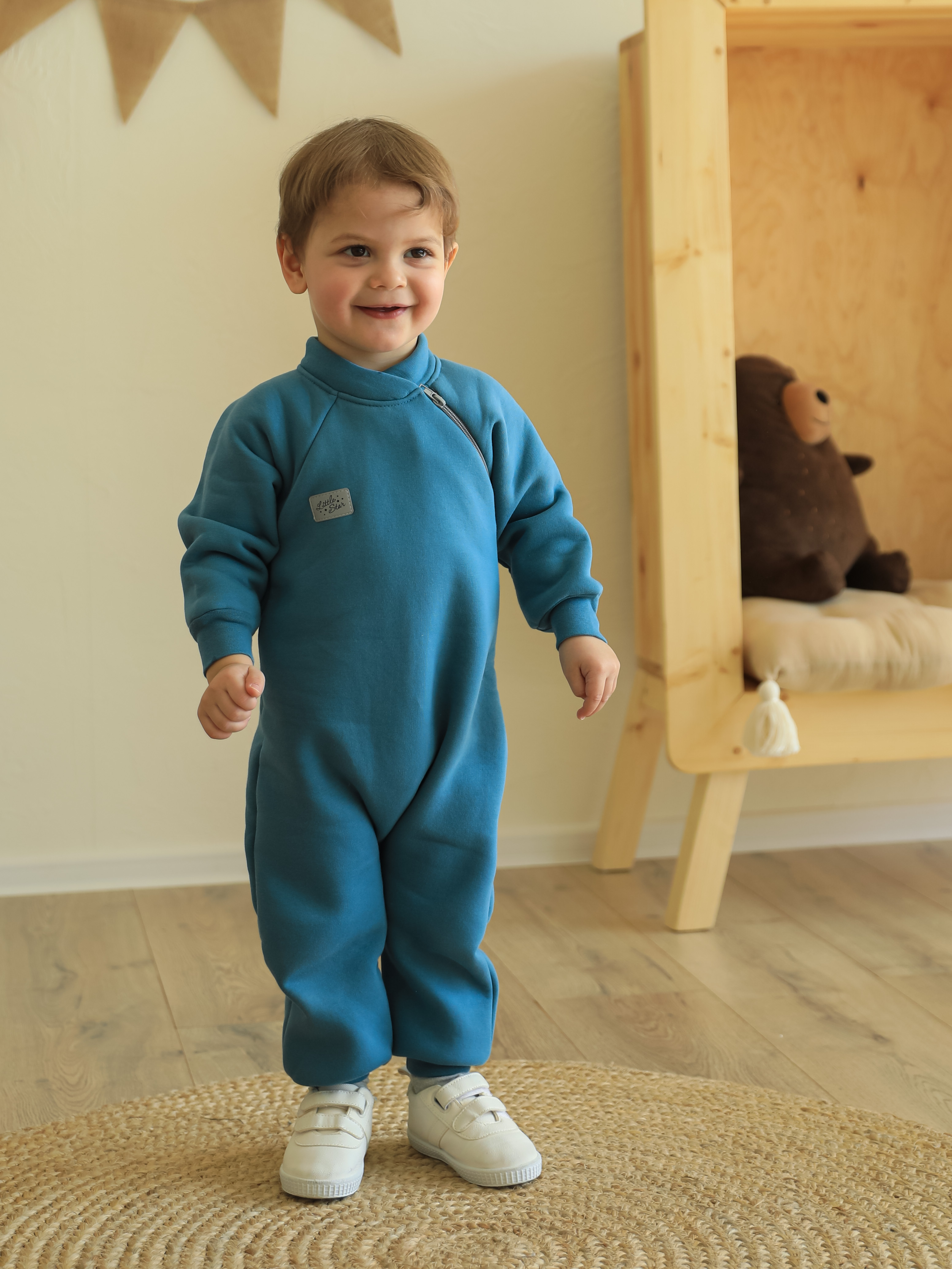 Комбинезон Little Star 02140-индиго - фото 1