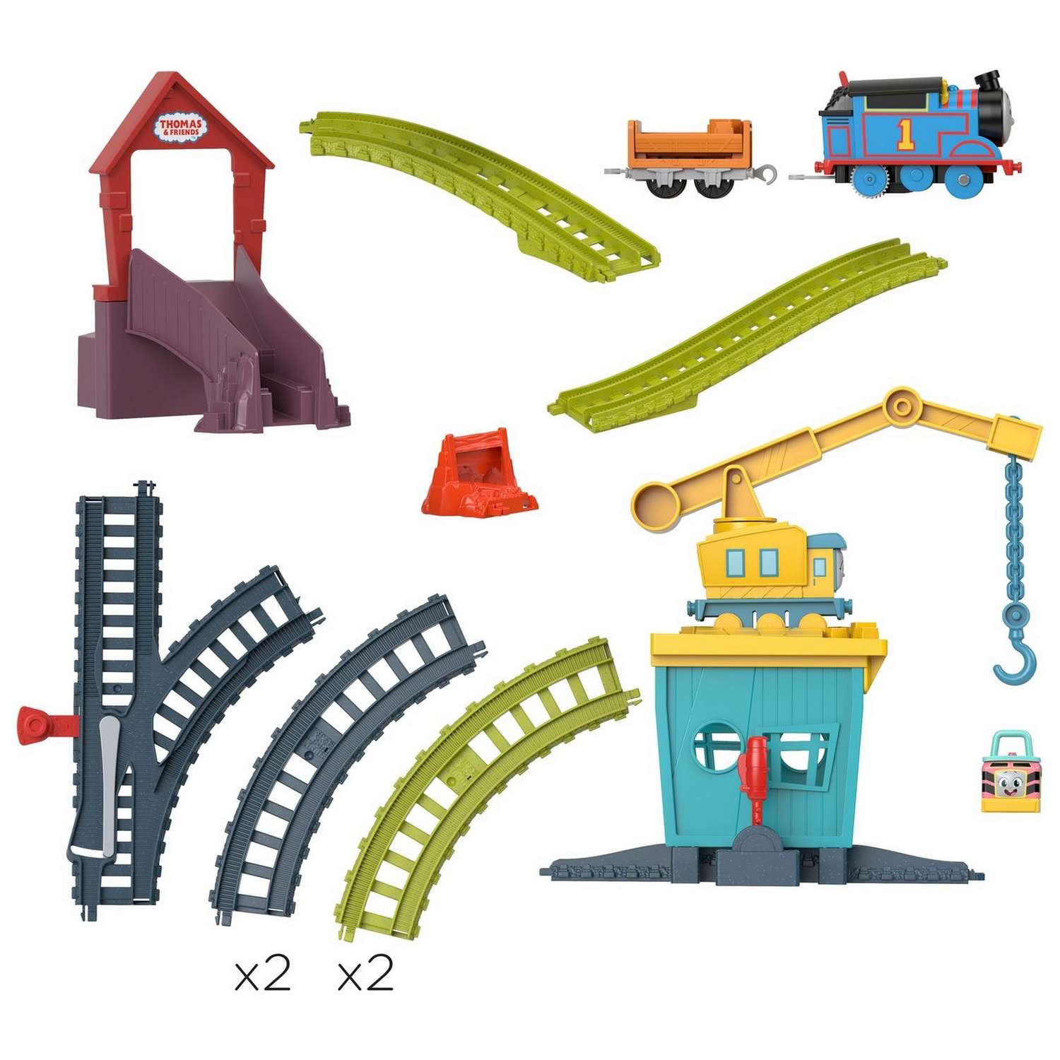 Развивающая железная дорога Thomas and Friends HDY58 - фото 6
