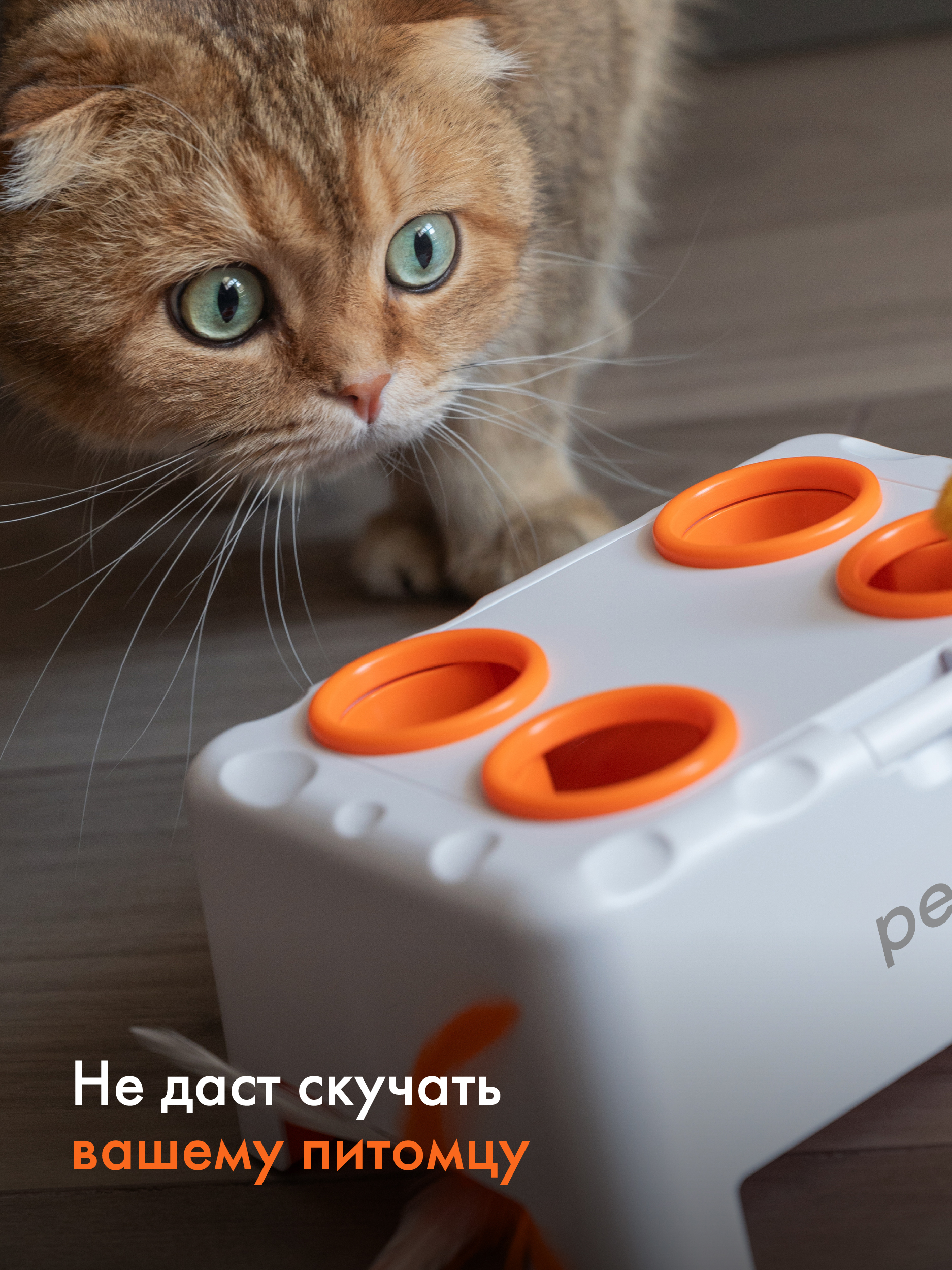 Интерактивная игрушка Pet Flat Умная дразнилка для кошек - фото 3