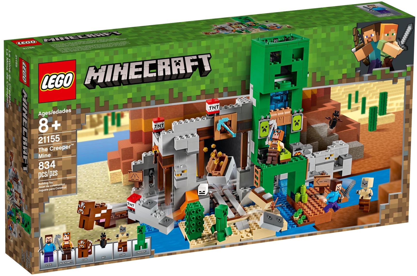 Конструктор LEGO Minecraft 21155 834 дет. - фото 1