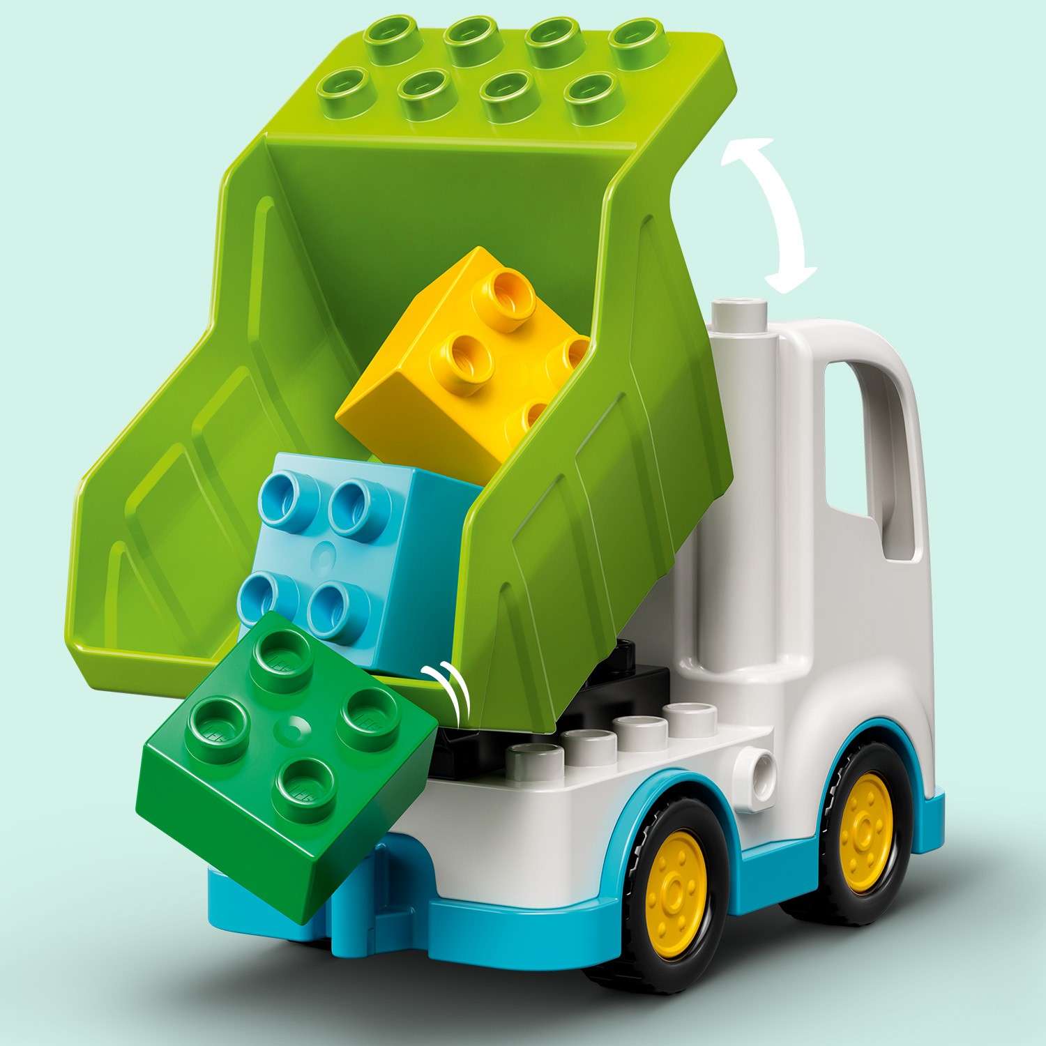 Конструктор LEGO DUPLO Town Мусоровоз и контейнеры - фото 9