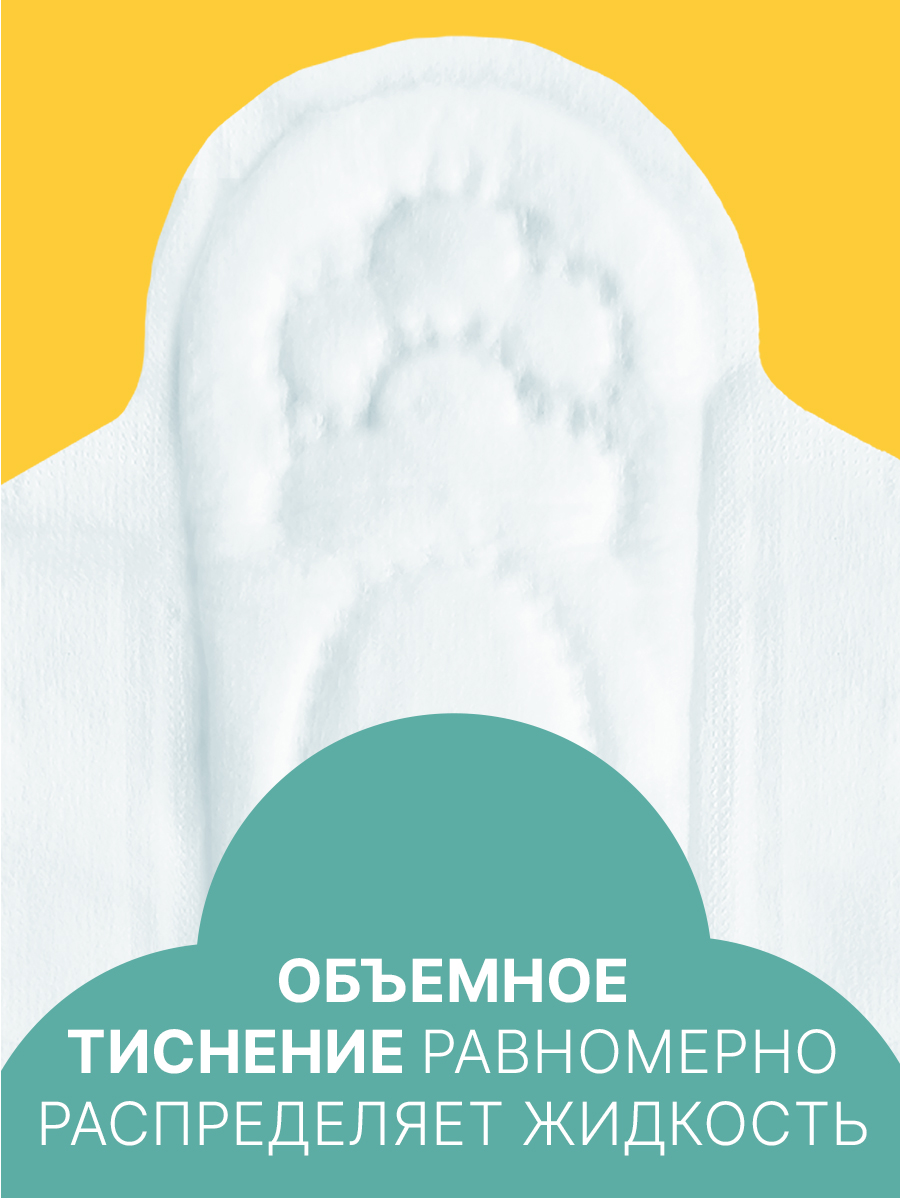 Прокладки с крылышками Ola! Silk Sense Classic Wings Singles Normal Plus Ромашка в инд.уп. 20х4 уп.80 - фото 9