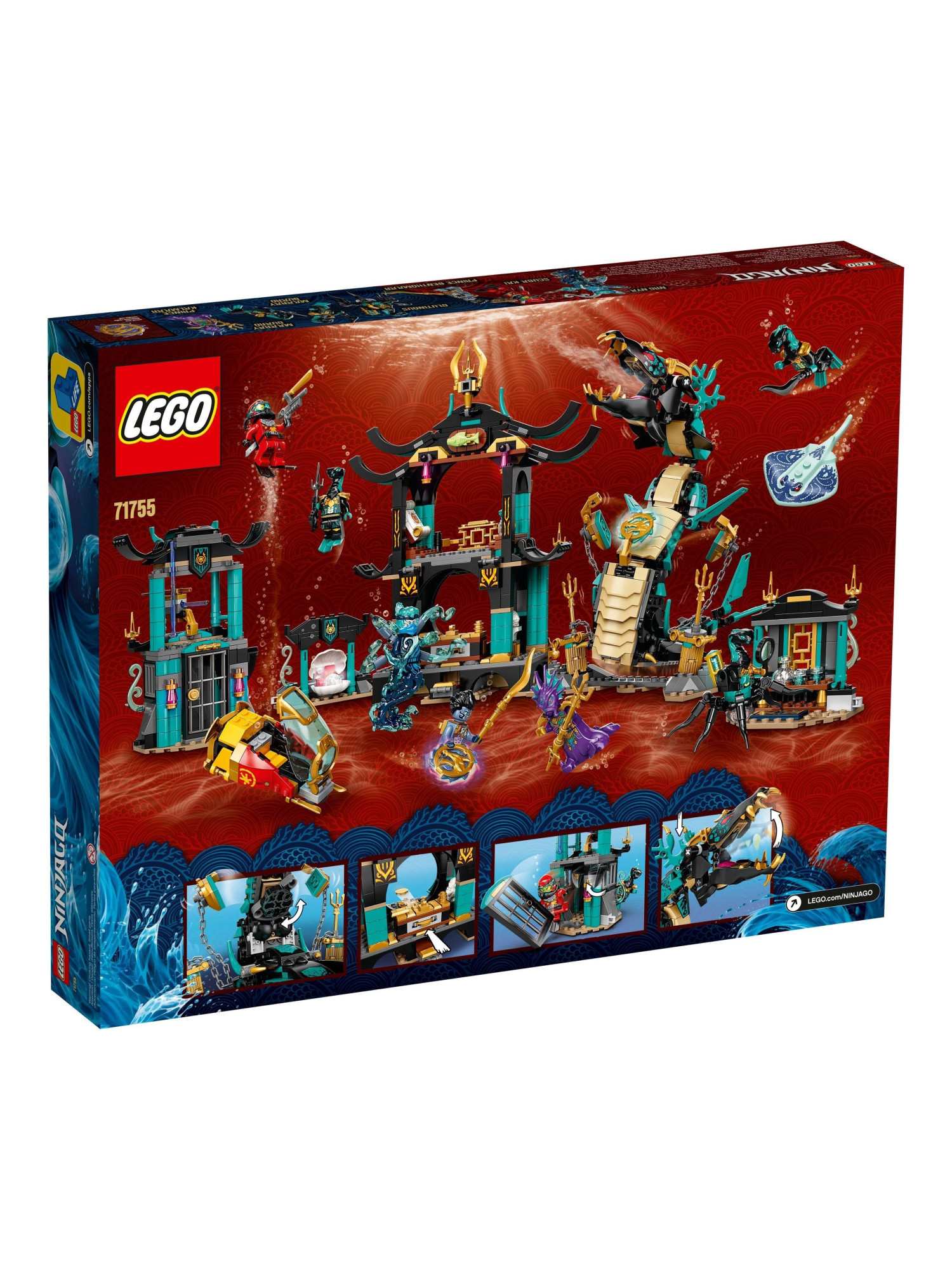 Конструктор LEGO NINJAGO Храм моря 1060 дет. - фото 11