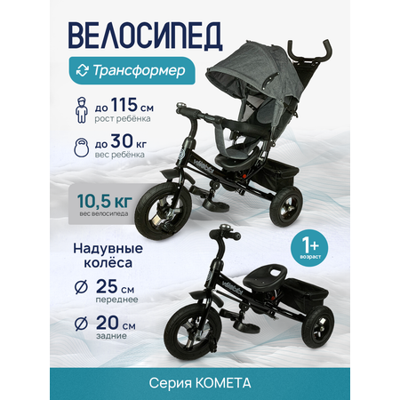 Трехколесный велосипед Velobibi 10 дюймов