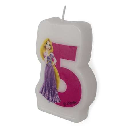 Праздничная свеча Disney Princess Princess Цифра 5