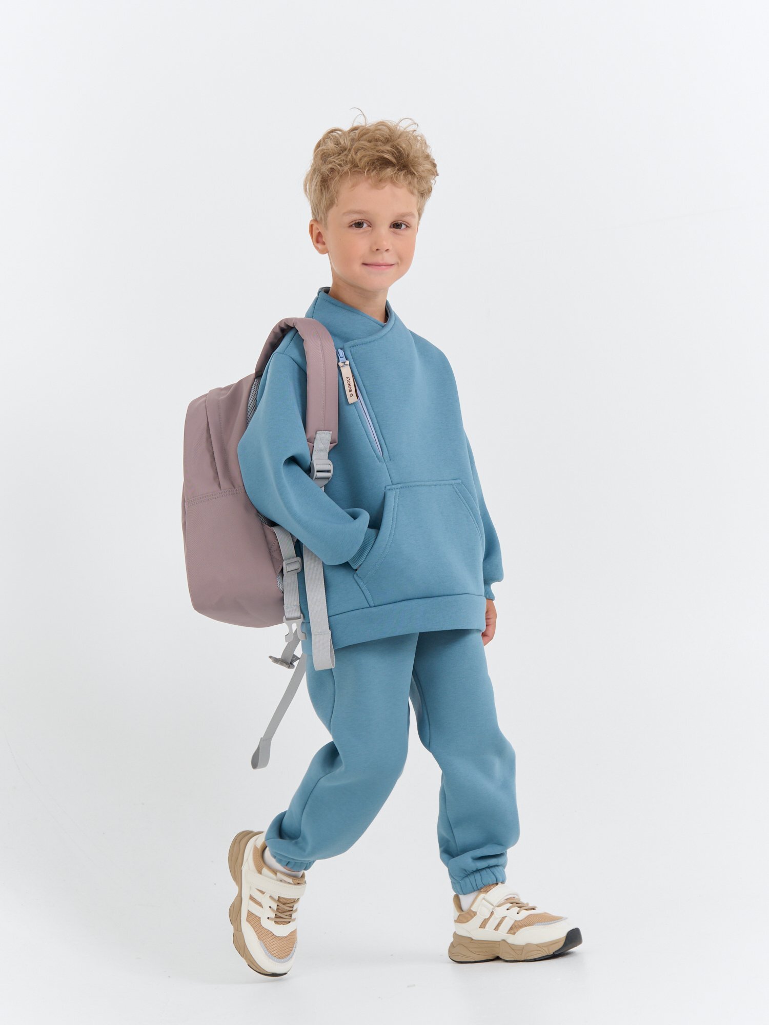 Толстовка BUNGLY 1R8895/Деним - фото 4