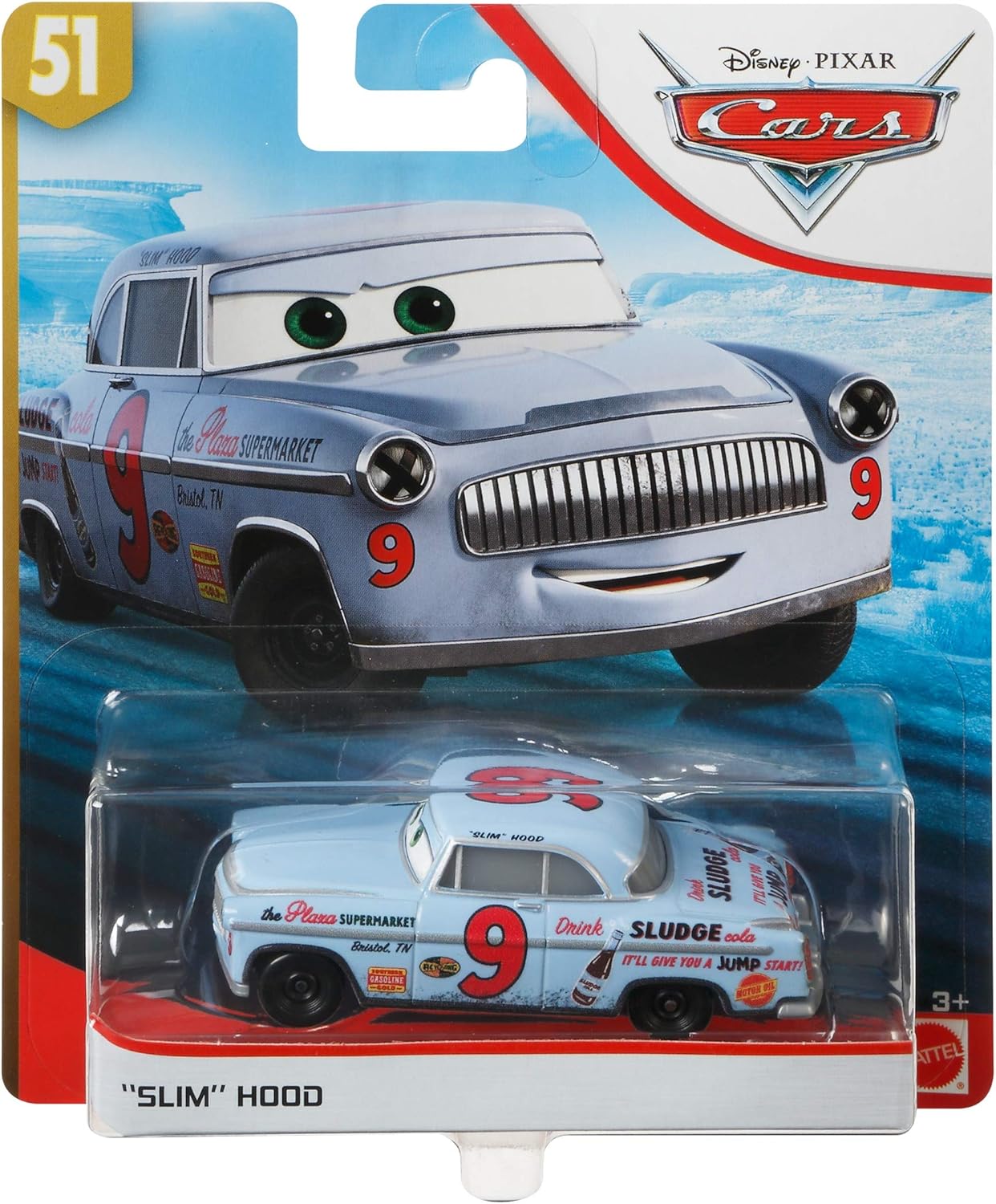 Автомобиль Cars Слим Худ 1:55 DXV29/GBY19 - фото 4
