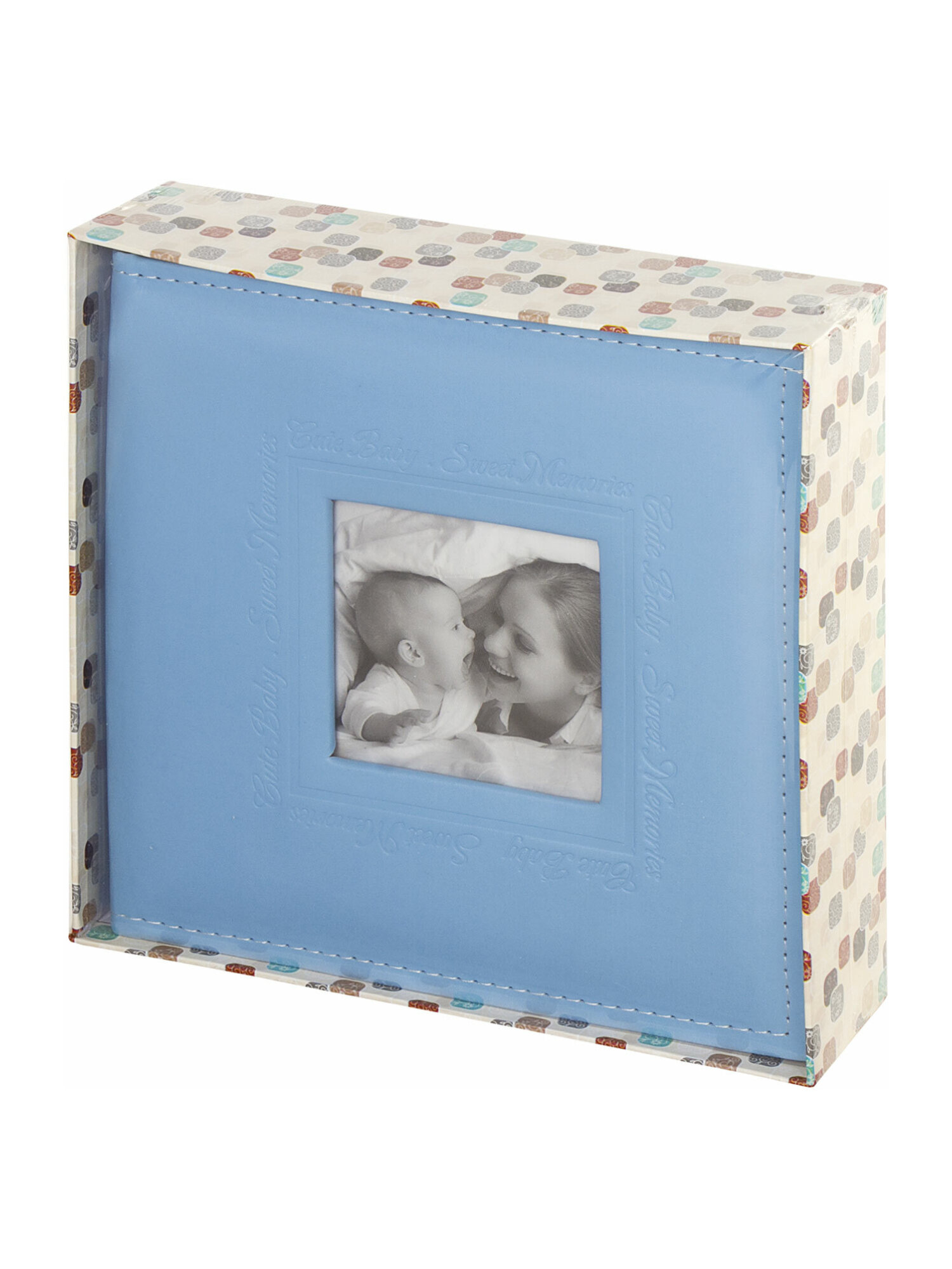 Фотоальбом Brauberg Cute Baby на 200 фото бумажные страницы синий - фото 19