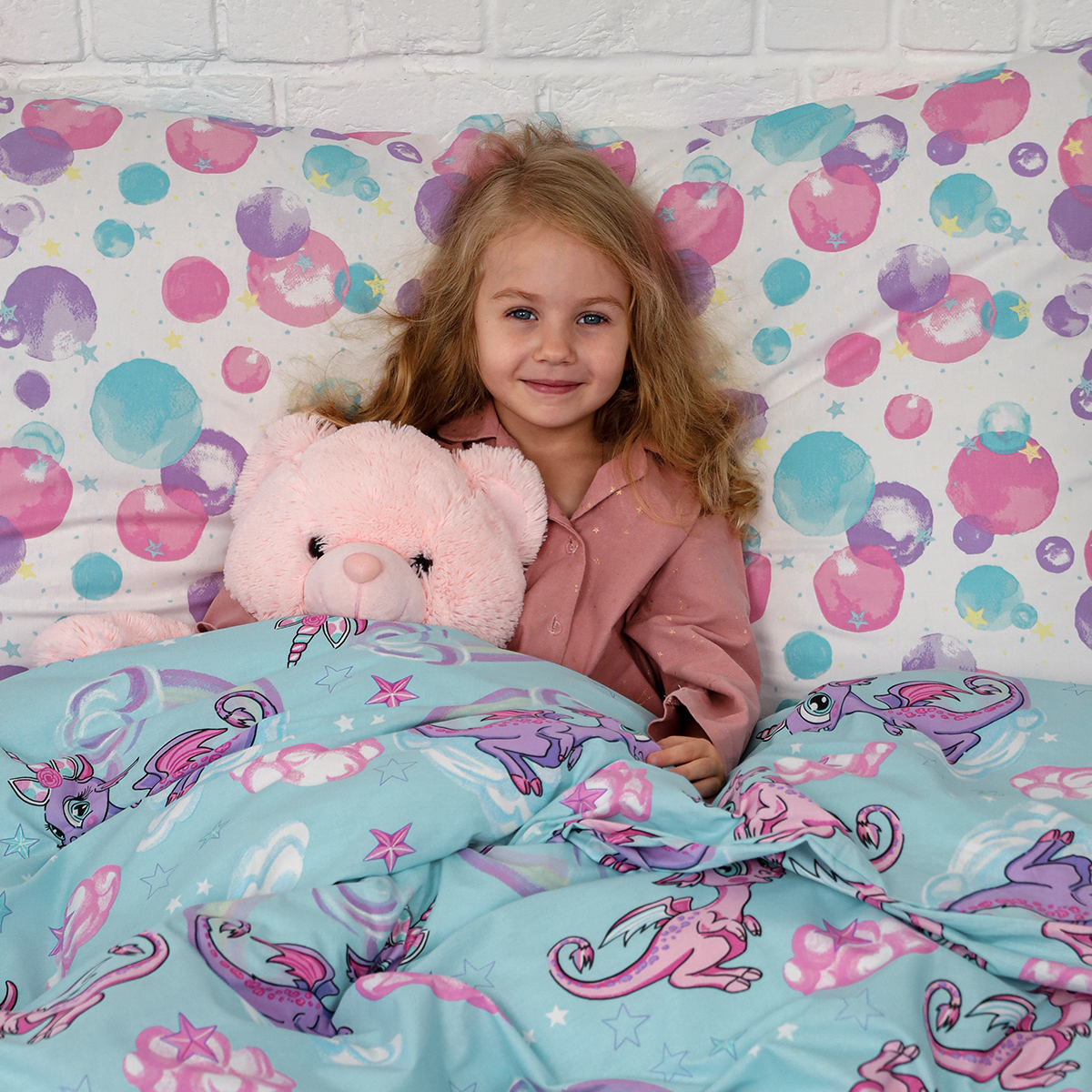 Комплект постельного белья BRAVO kids dreams Единорог полутораспальный 3 предм. - фото 11