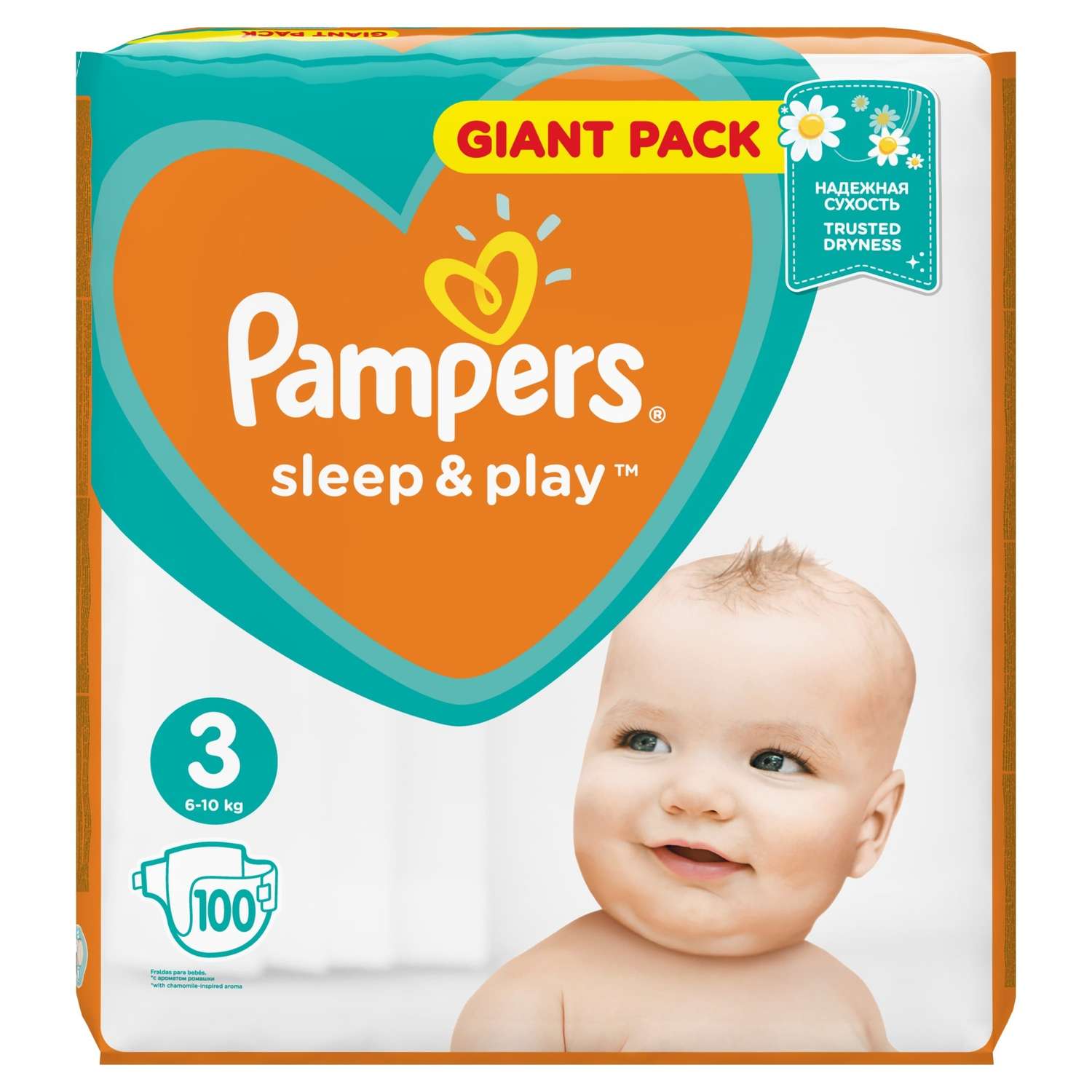 Подгузники Pampers Sleep and Play 3 (6-10 кг) 100 шт. - фото 2