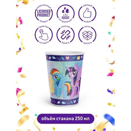 Стакан PRIORITY My Little Pony 250 мл 6 шт.