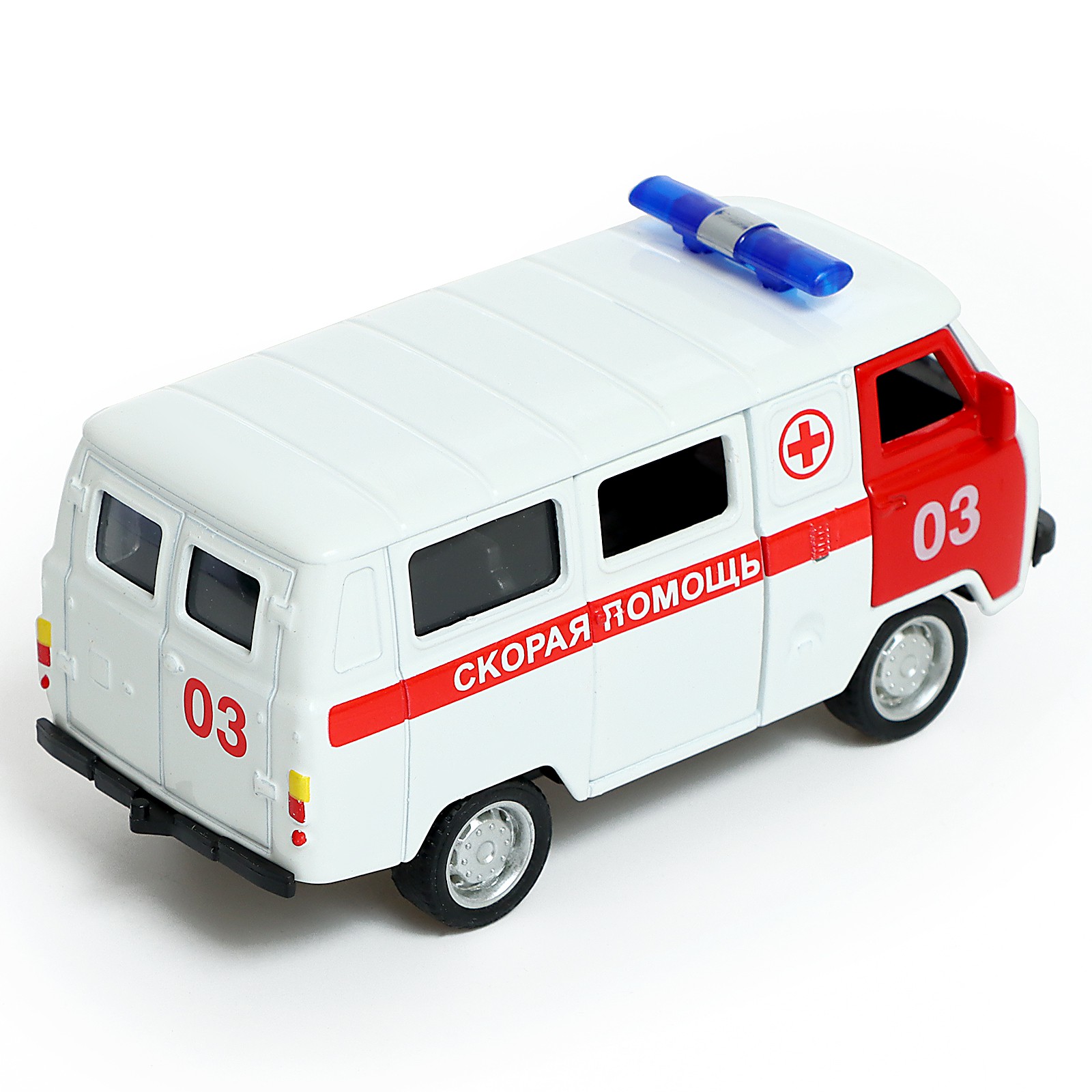 Скорая помощь Автоград УАЗ 1:43 9351060 - фото 3