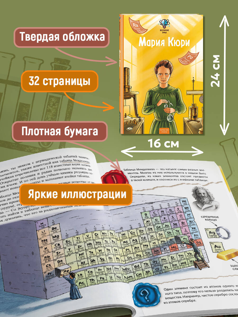 Книга Эксмо Великие умы Мария Кюри - фото 4