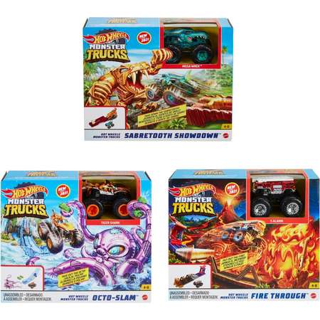 Трек Hot Wheels Поединок с Саблезубым тигром