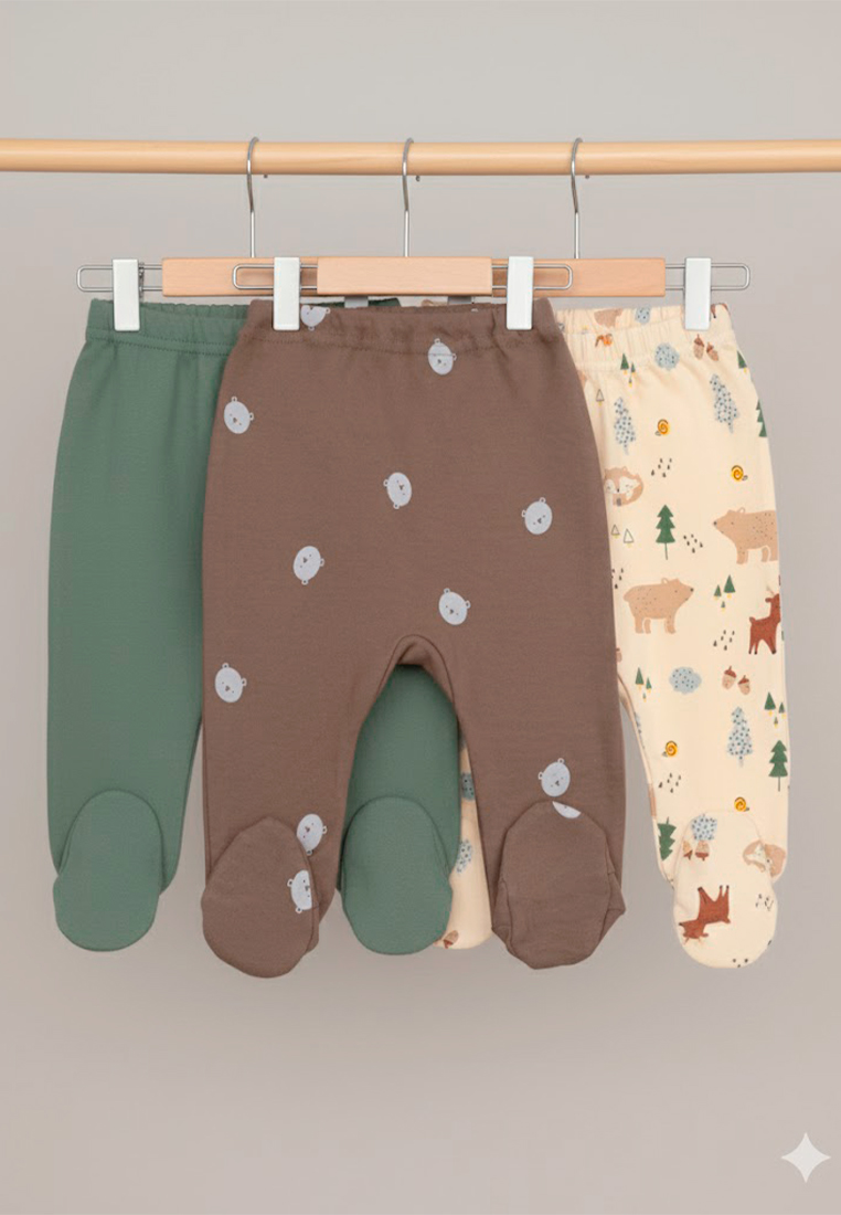 Ползунки 3 шт YOULALA 0553206001 - фото 5