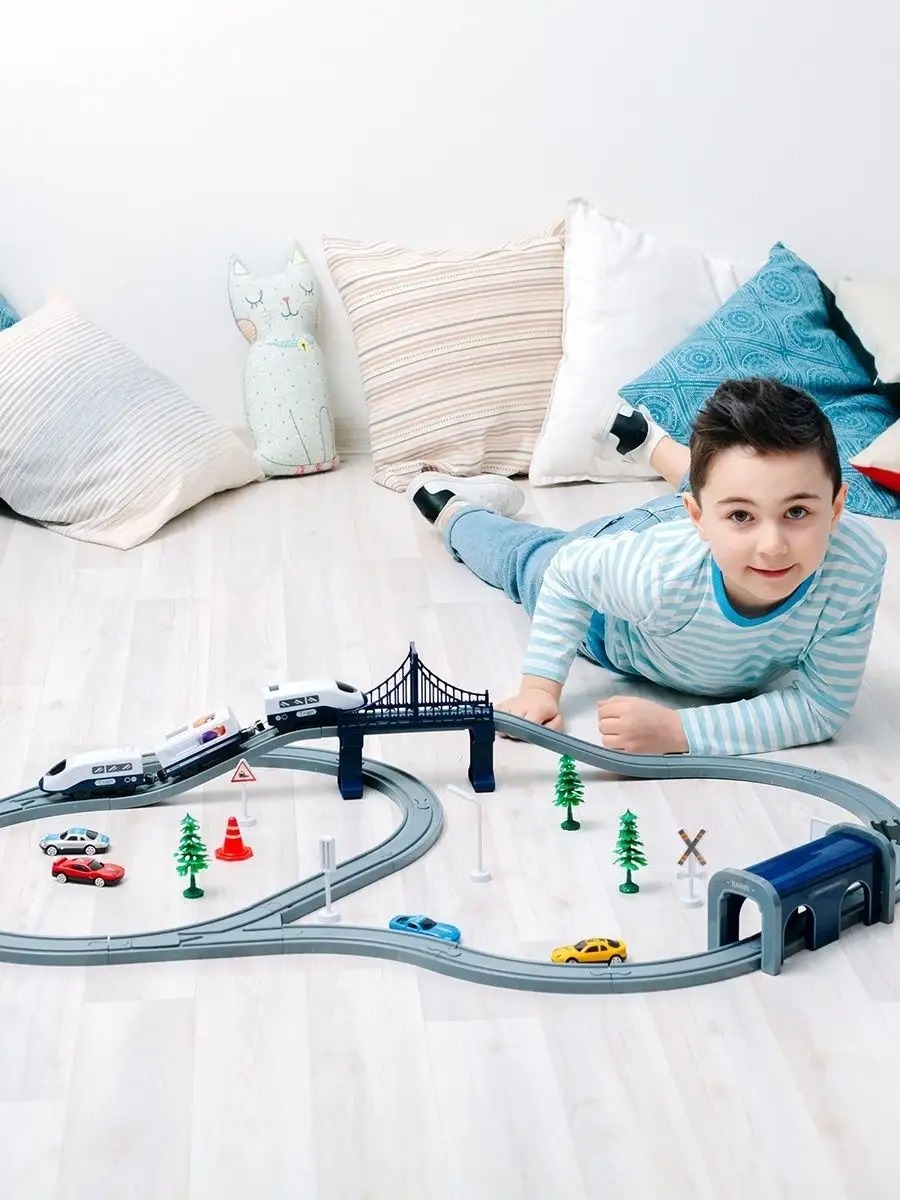 Набор железнодорожный Givito G201-012 - фото 6