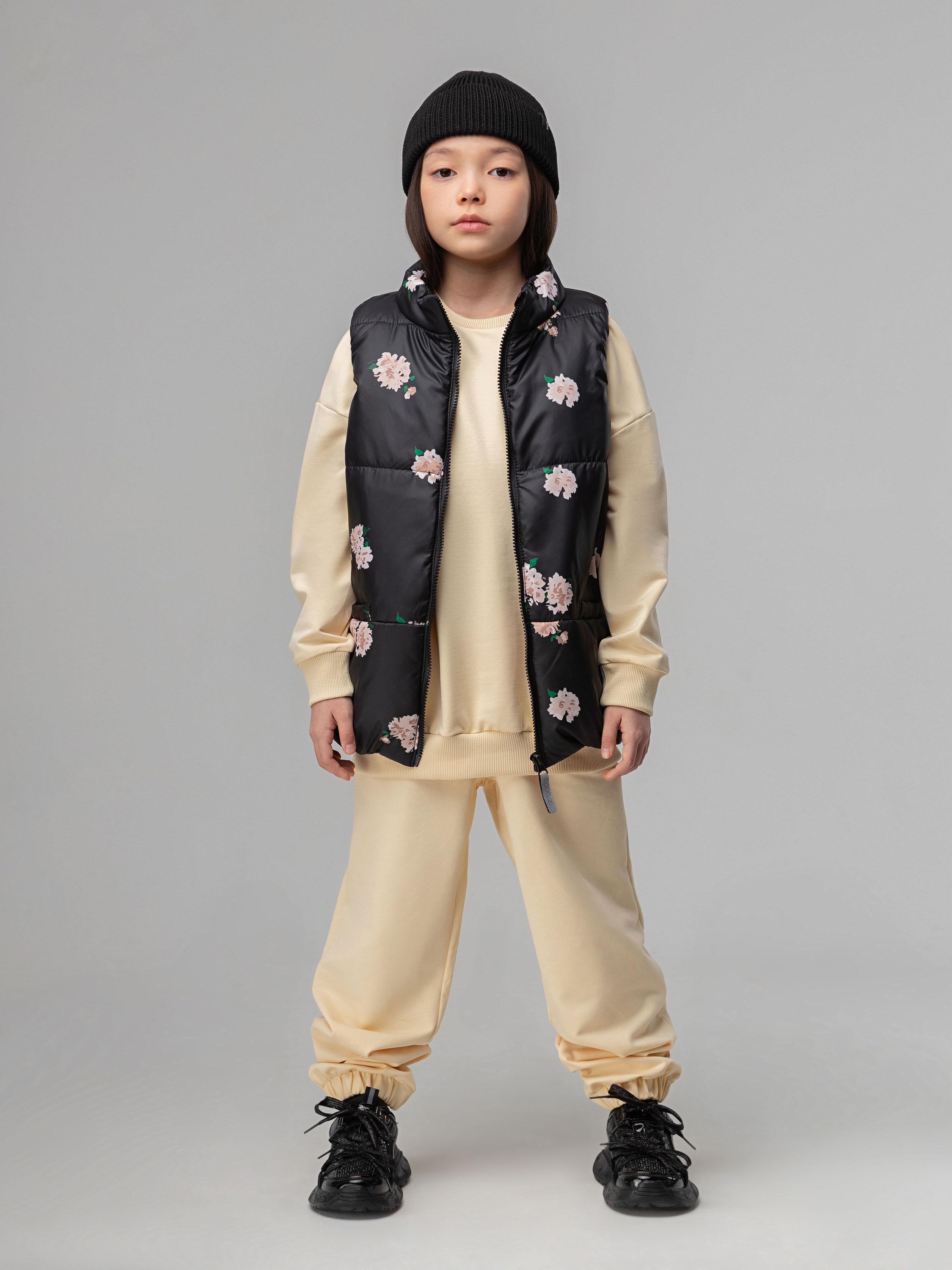 Жилет Bodo 14-84MU_черный (розовый) - фото 3