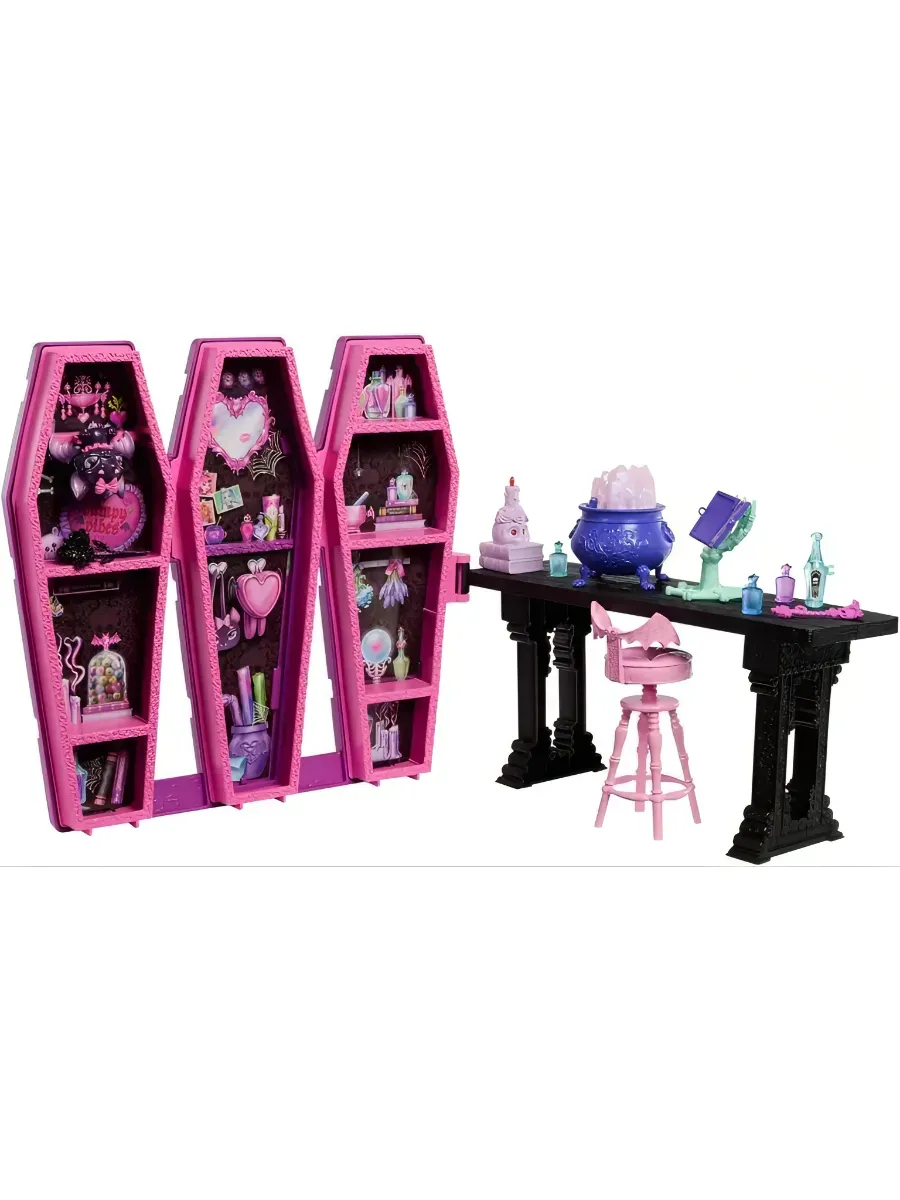 Аксессуар для кукол Monster High кукольный интерьер, стол, стул, комплект мебели 122374 - фото 3