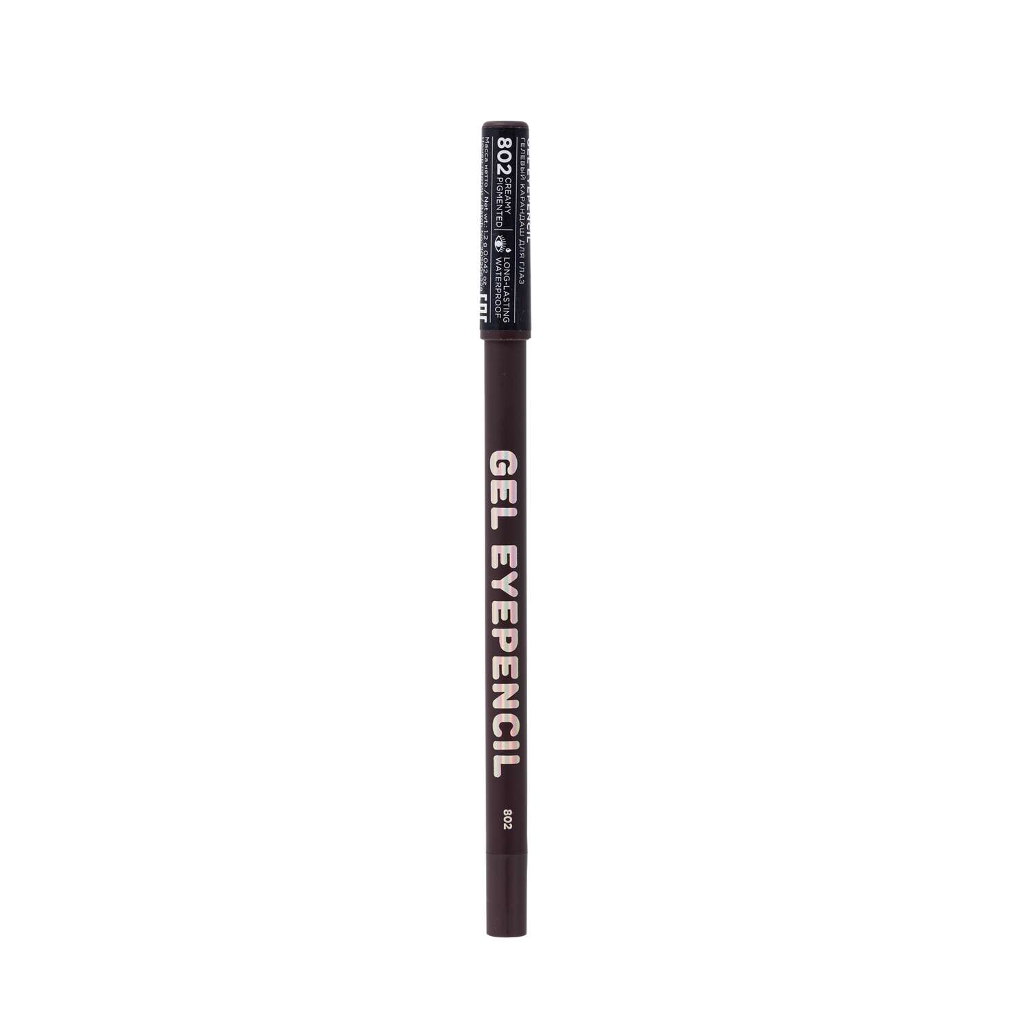 Карандаш для глаз гелевый Parisa Cosmetics Gel Eyepencil 802 Коричневый - фото 2