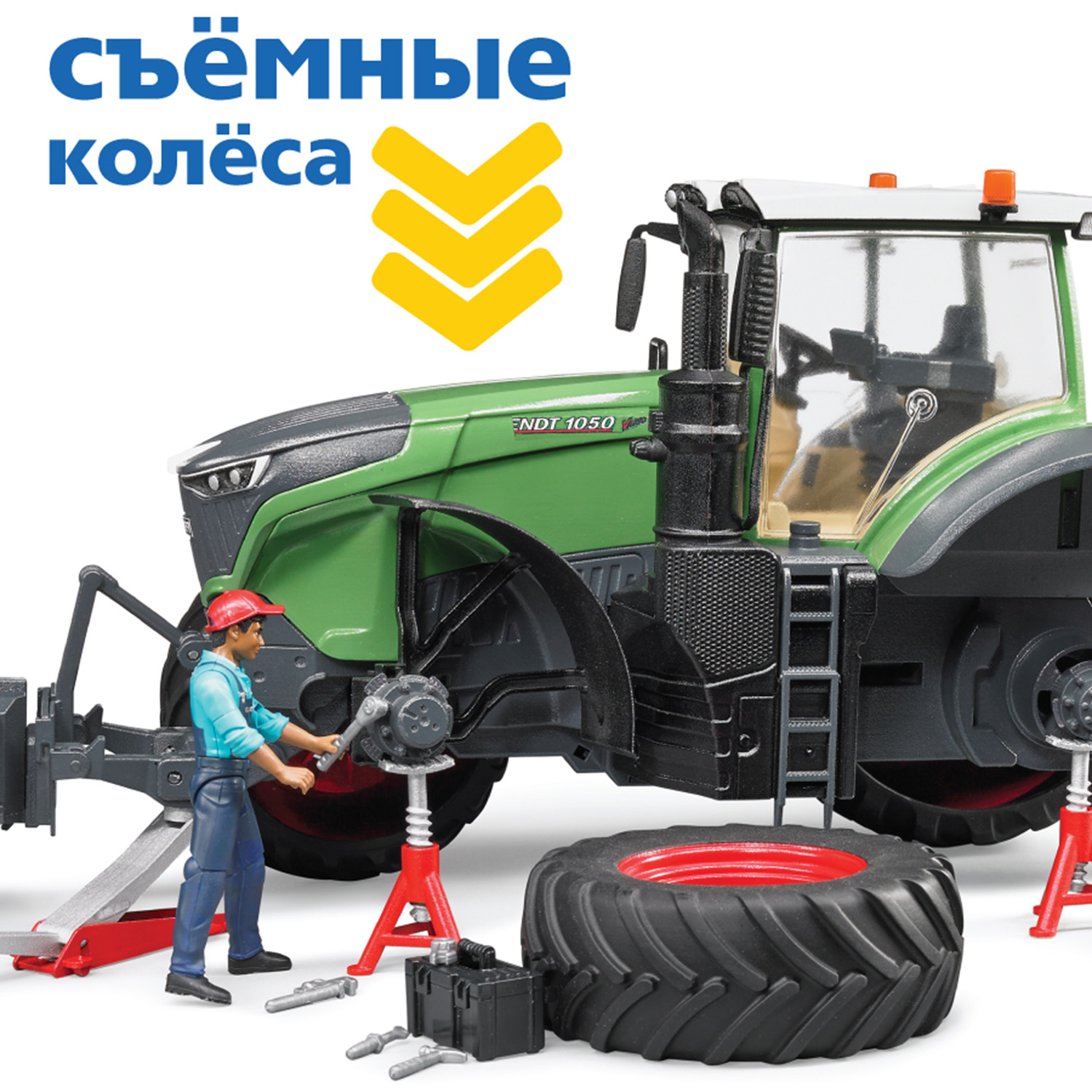 Трактор Bruder 1:16 04-041 - фото 8