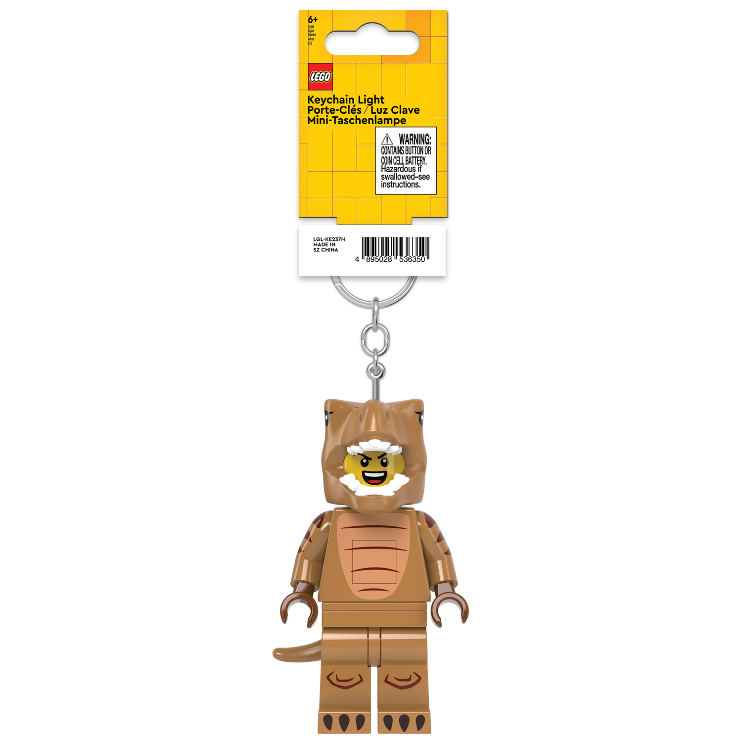 Брелок LEGO Minifigures - Человек Ти-Рекса 1 шт. - фото 7
