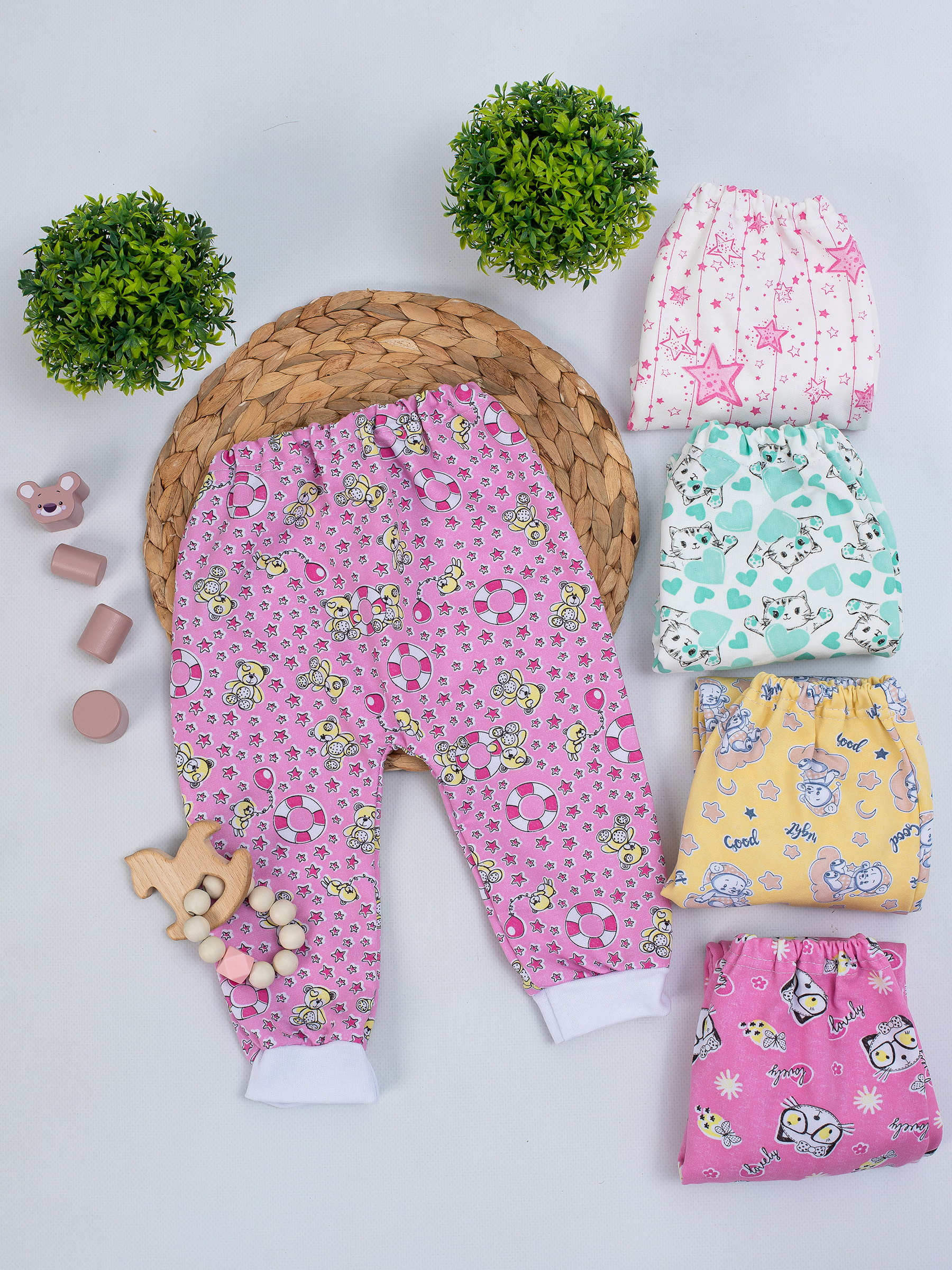 Брюки 5 шт IVANOVO KIDS ПМ-002длядевочек - фото 8