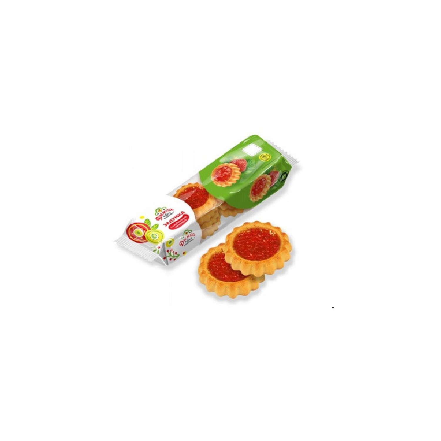 Печенье Дымка Задумка с клубничной начинкой 360г - фото 1