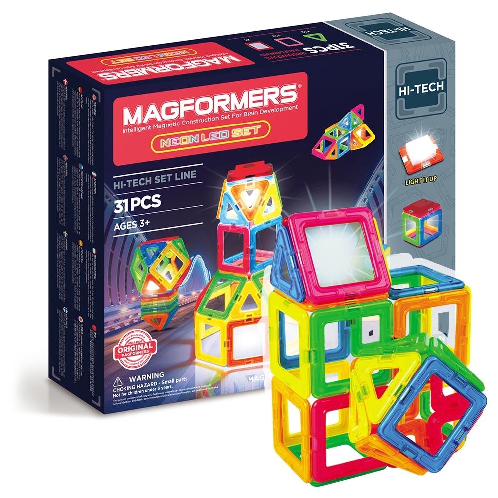 Конструктор Magformers Neon Led set магнитный - фото 1