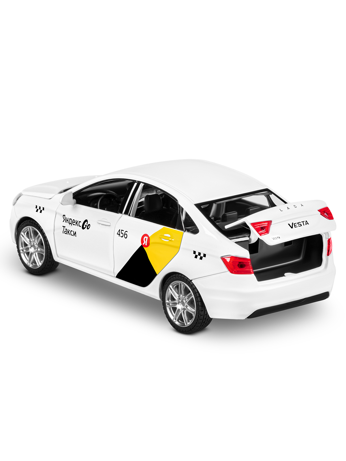 Автомобиль Яндекс GO LADA Vesta Такси озвучено Алисой 1:24 JB1251344/Яндекс GO - фото 25