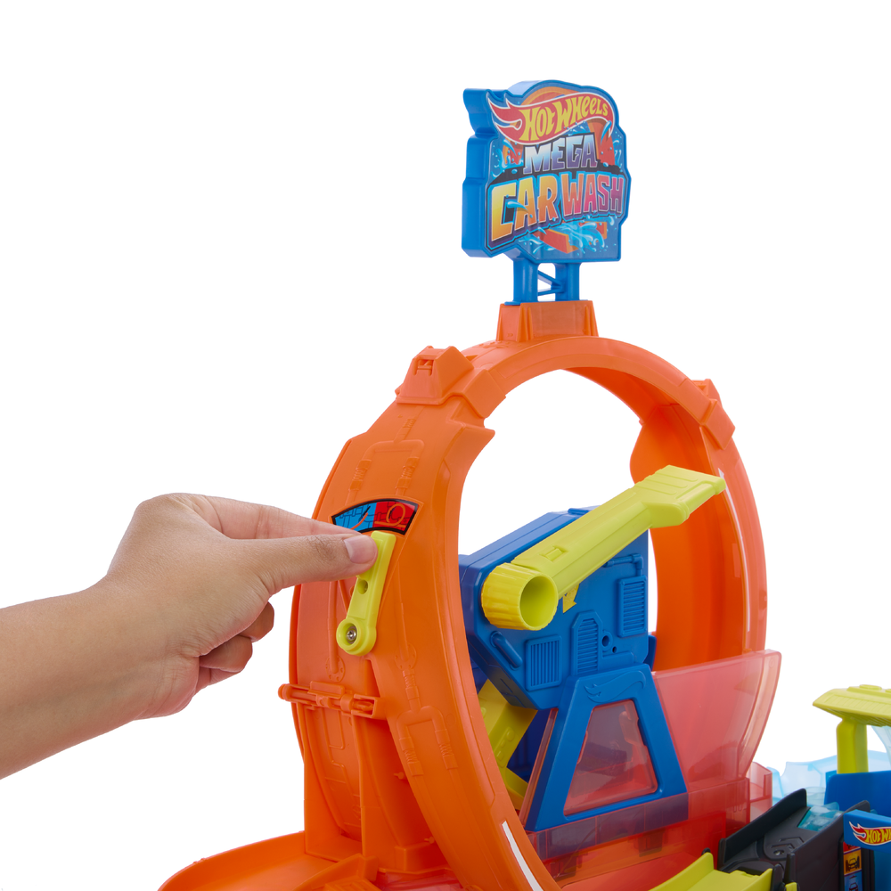 Автомойка Hot Wheels City Mega Loop Car Wash JHL97 - фото 5