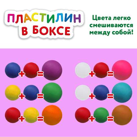 Пластилин Юнландия флуоресцентный