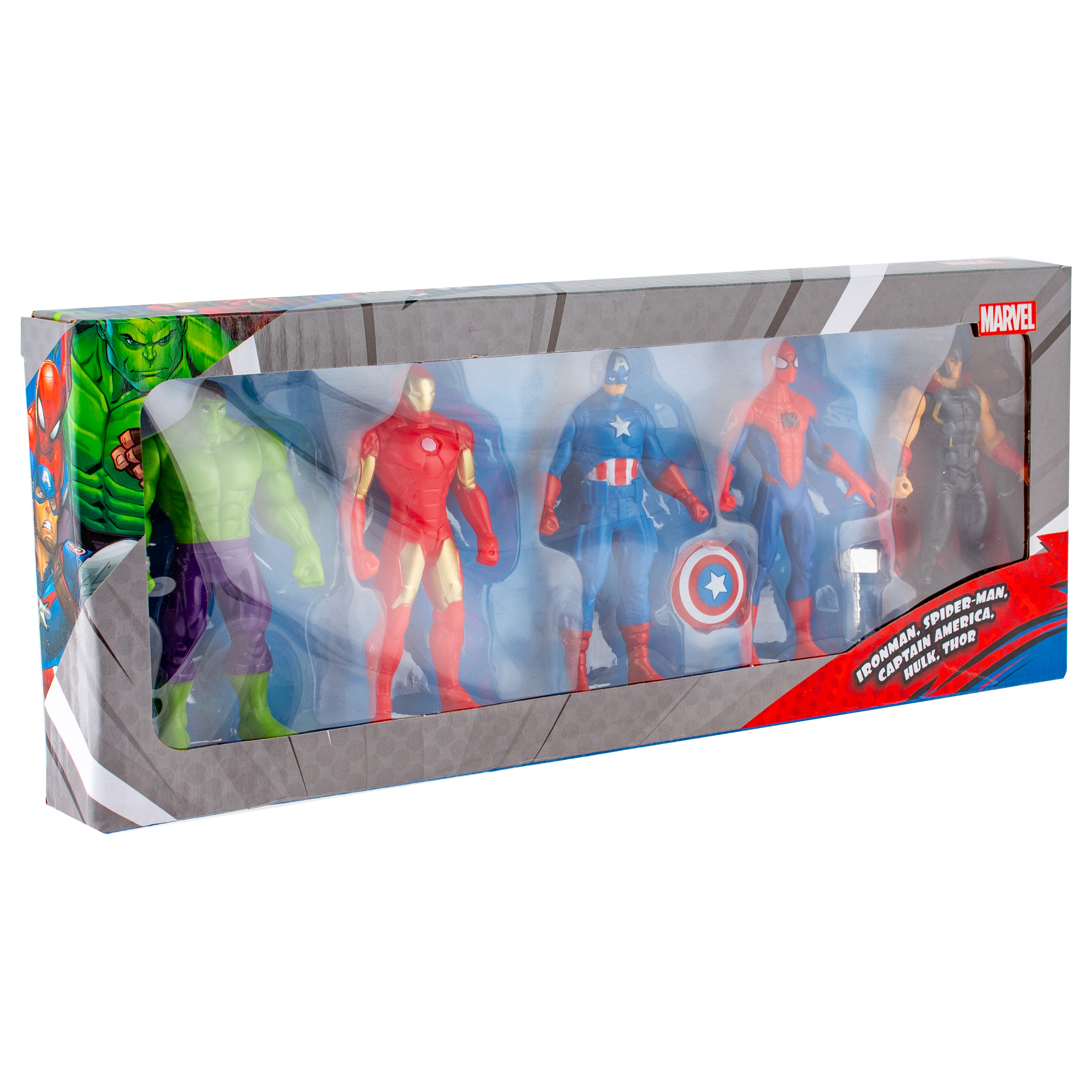 Набор KiddiePlay Пять фигурок Марвел с движущимися конечностями 10см - фото 3