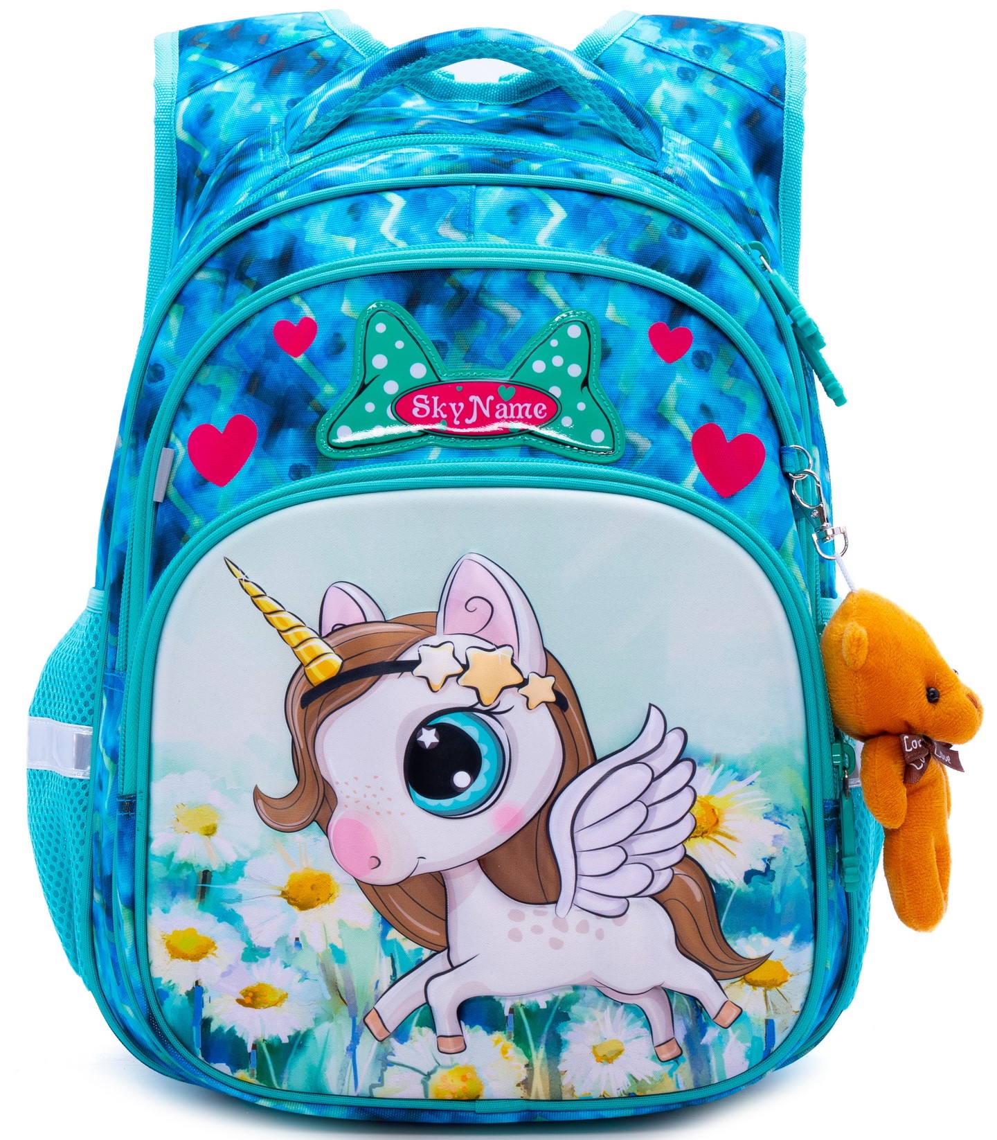 Рюкзак SkyName 17л анатомическая спинка+мишка - фото 2