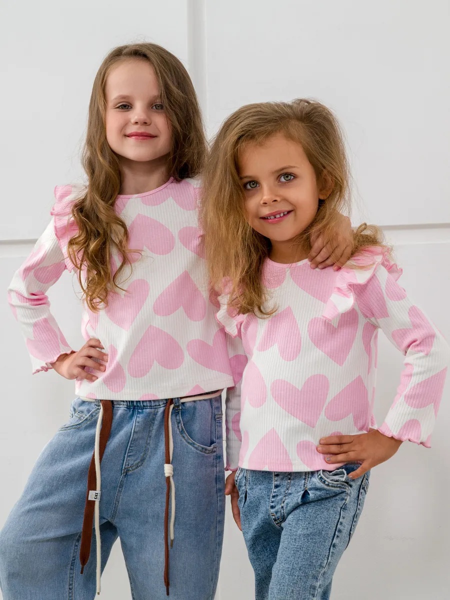 Лонгслив NATIVIA ЛОНГ/СЕРДЕЧКИРОЗОВЫЕ - фото 14