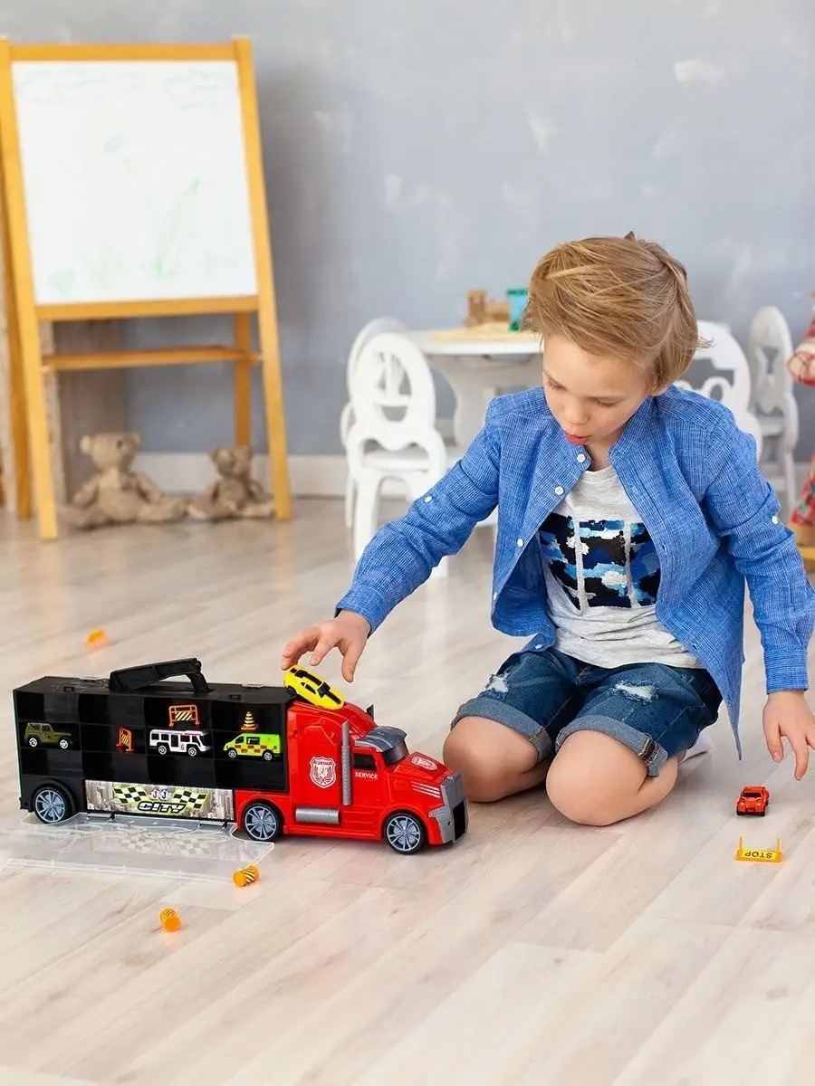 Автовоз Givito Мой город с тоннелем G205-014 - фото 3